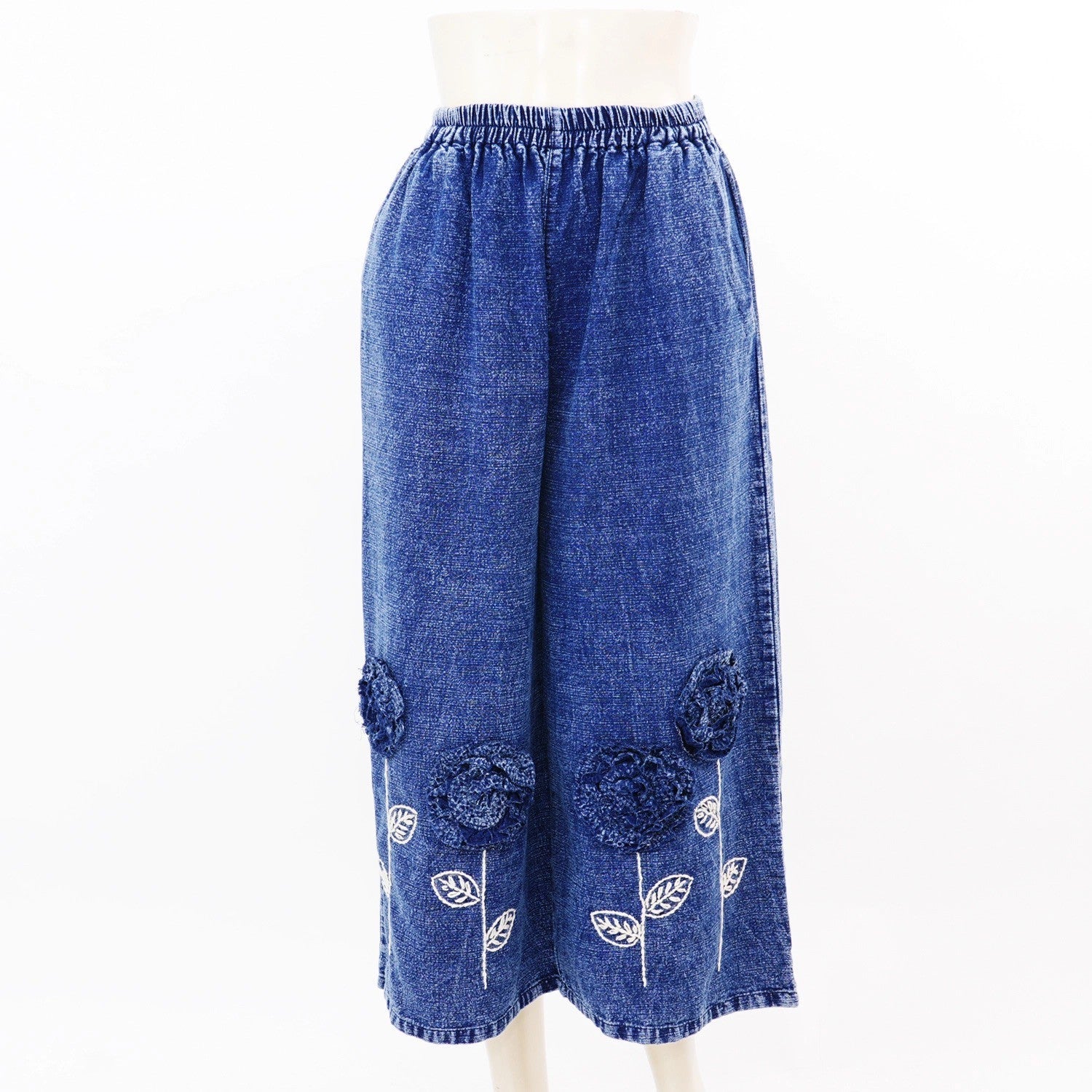 Flower Wide Pants - SIAM TEXTILE