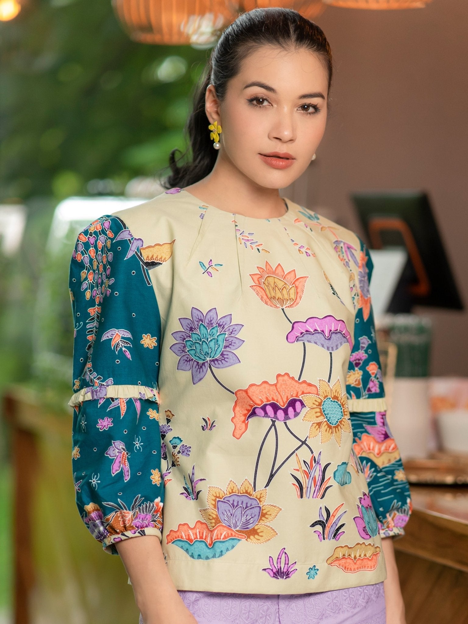 Forest Topia Blouse - SOUTH FABRIC