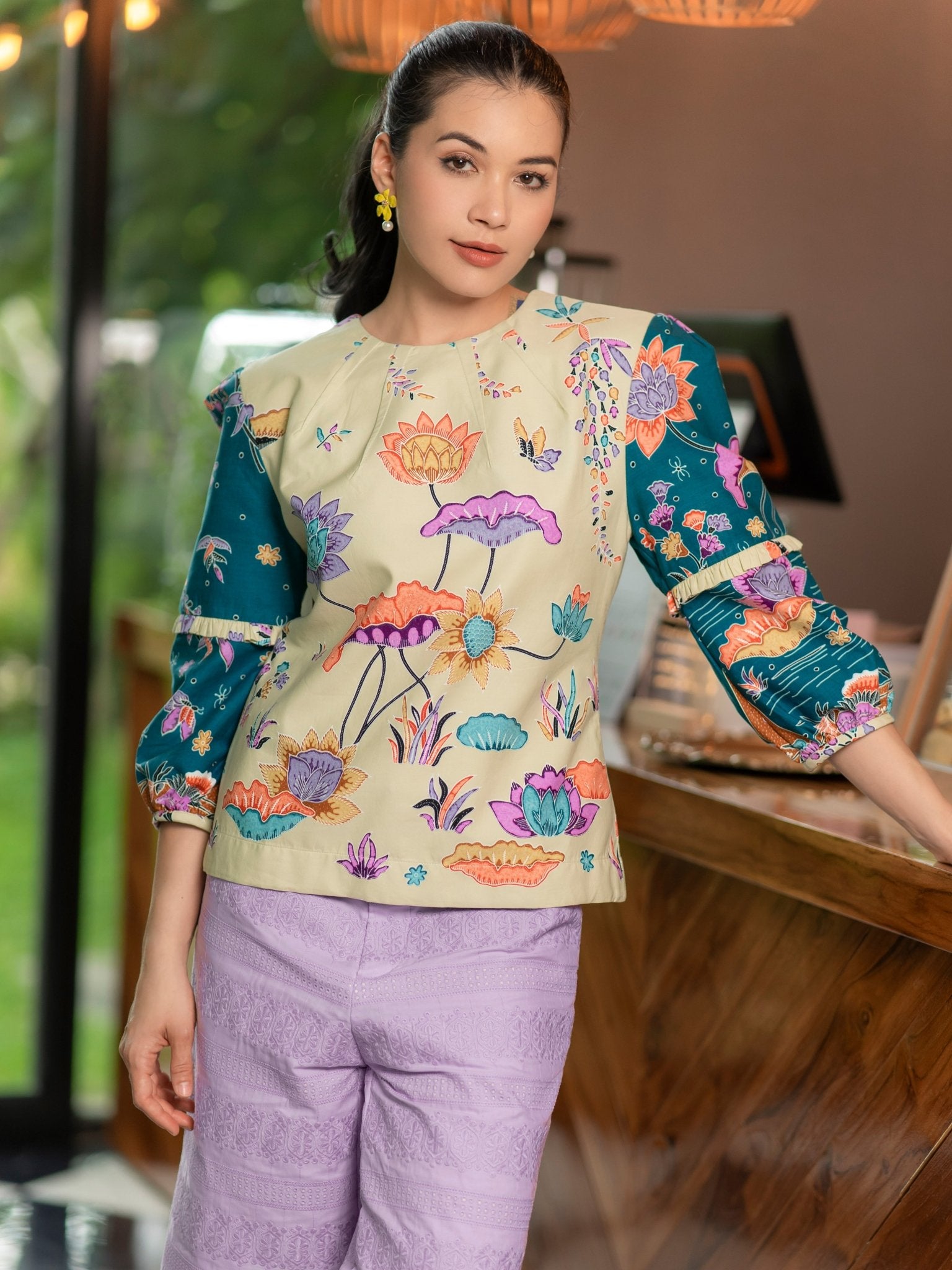 Forest Topia Blouse - SOUTH FABRIC