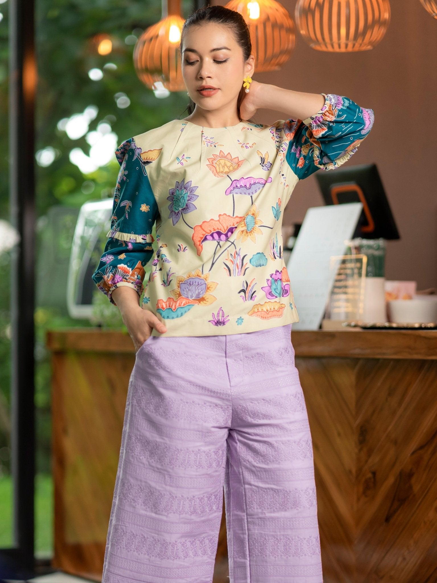 Forest Topia Blouse - SOUTH FABRIC