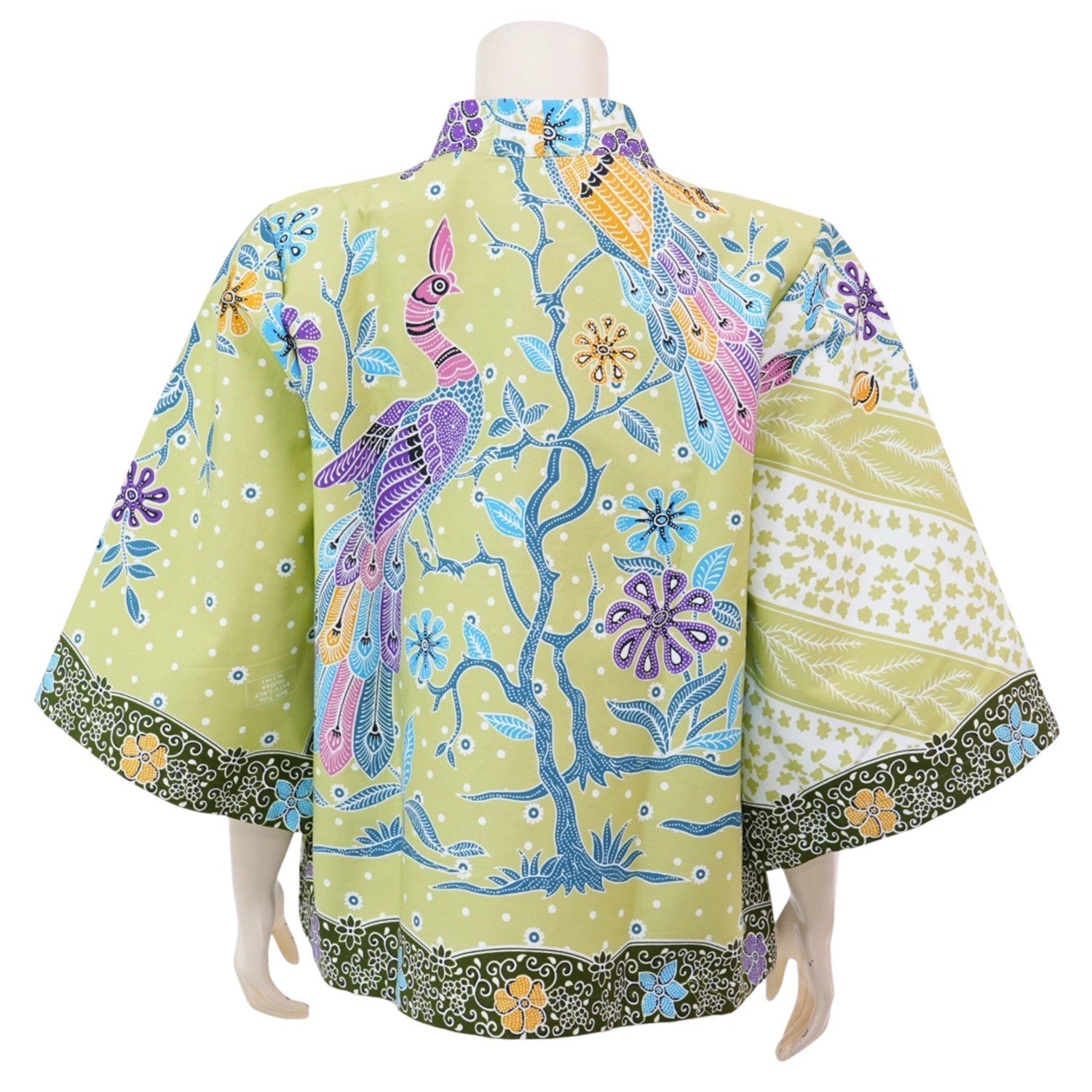 Fresh Peacock Batik Blouse - SOUTH FABRIC