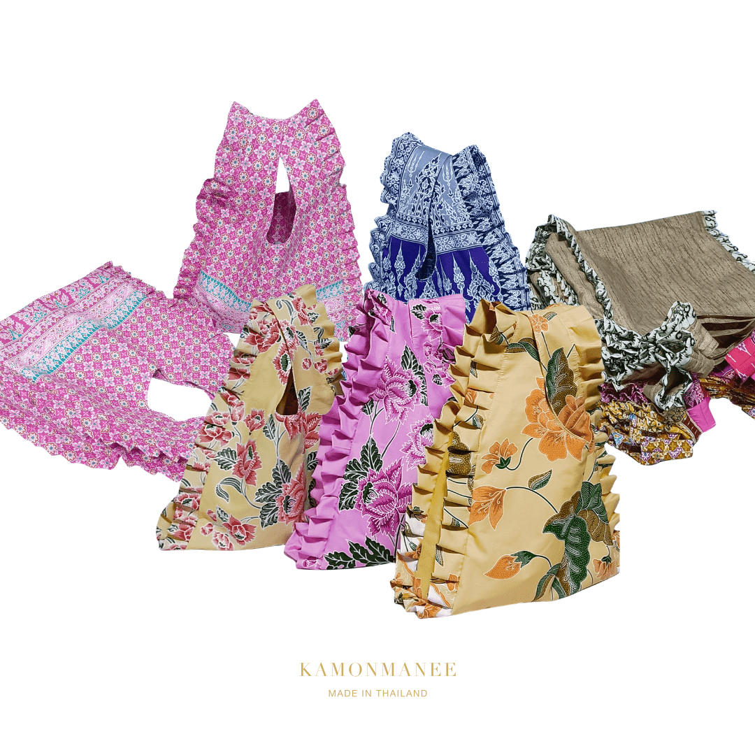 Fringe Batik Bag 15x16 - KAMONMANEE