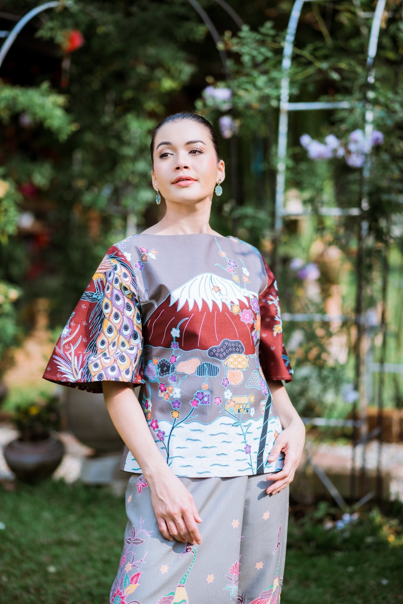 Fuji Batik Blouse - SOUTH FABRIC