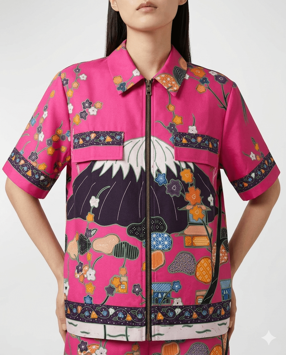 Fuji Zip Short Sleeve Jacket - BALC