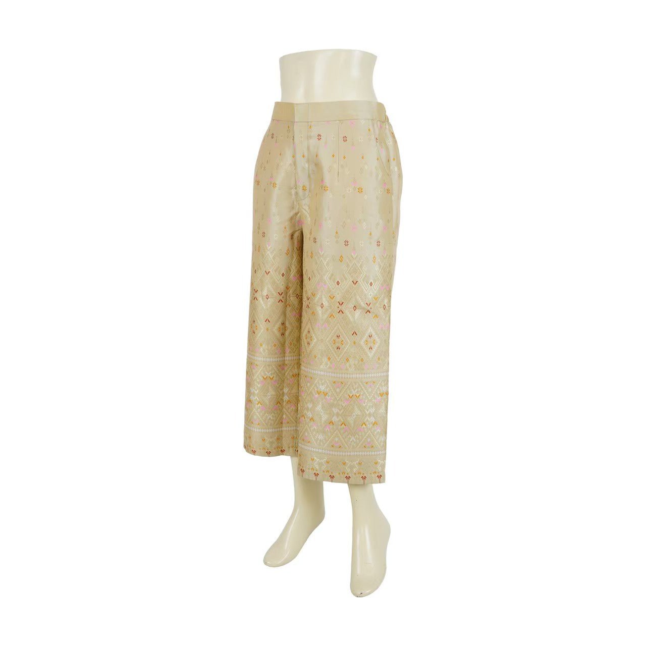 Gold Kalasin Thai Trouser - SOUTH FABRIC