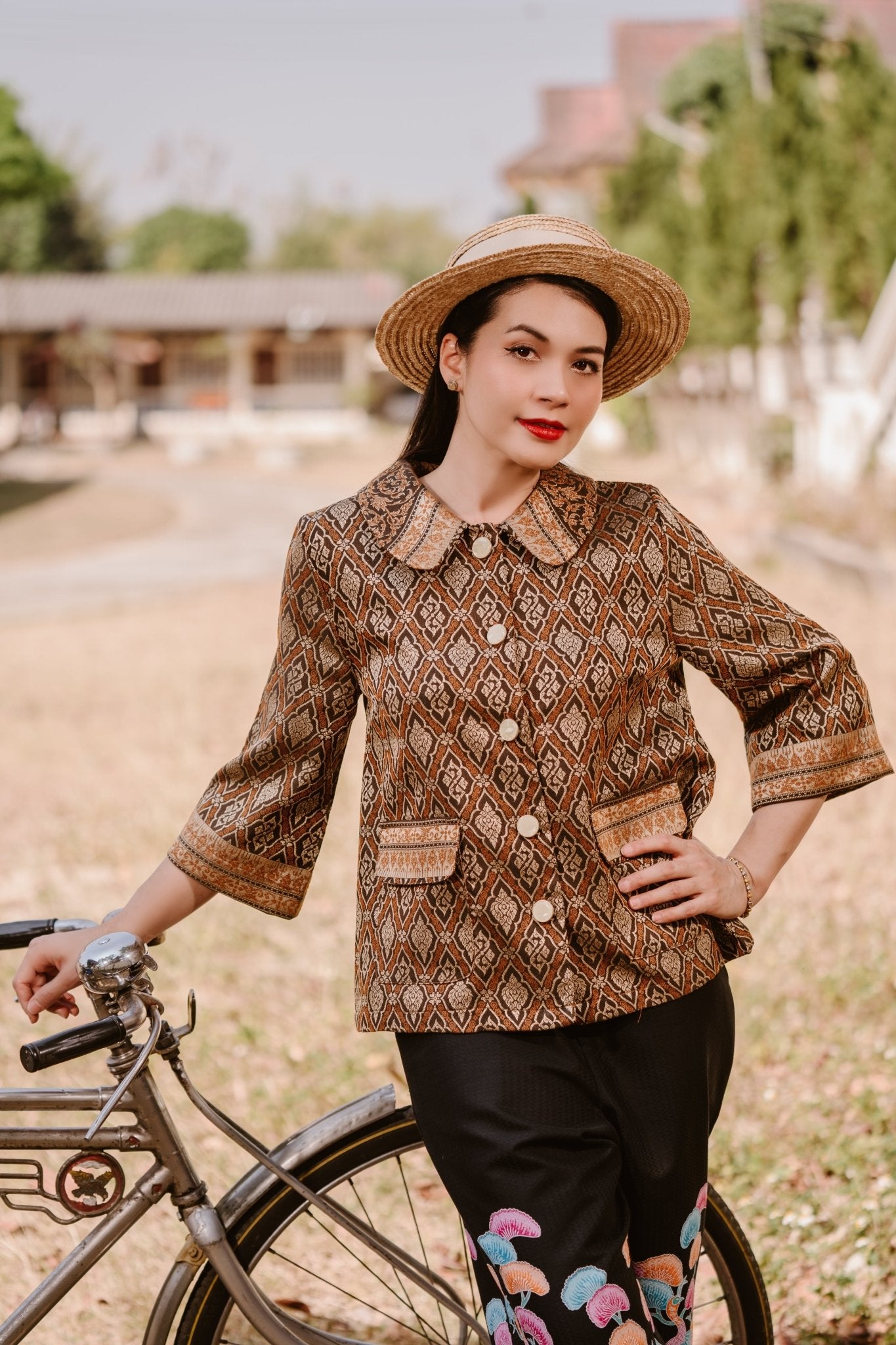 Golden Thai Blouse - SOUTH FABRIC
