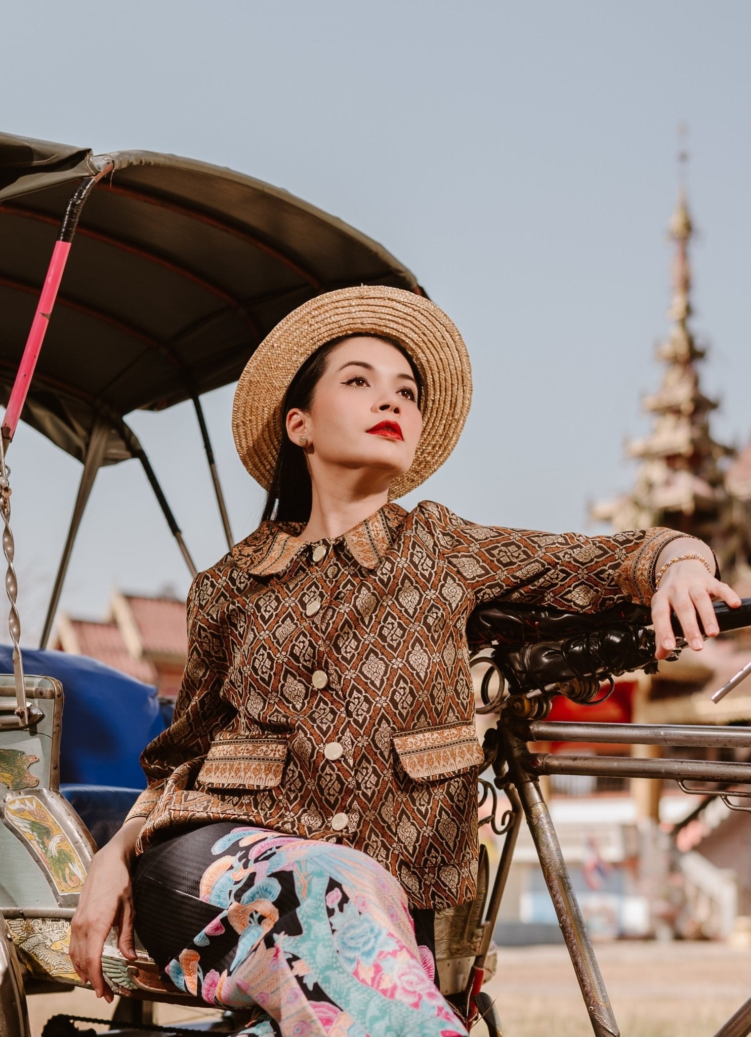 Golden Thai Blouse - SOUTH FABRIC