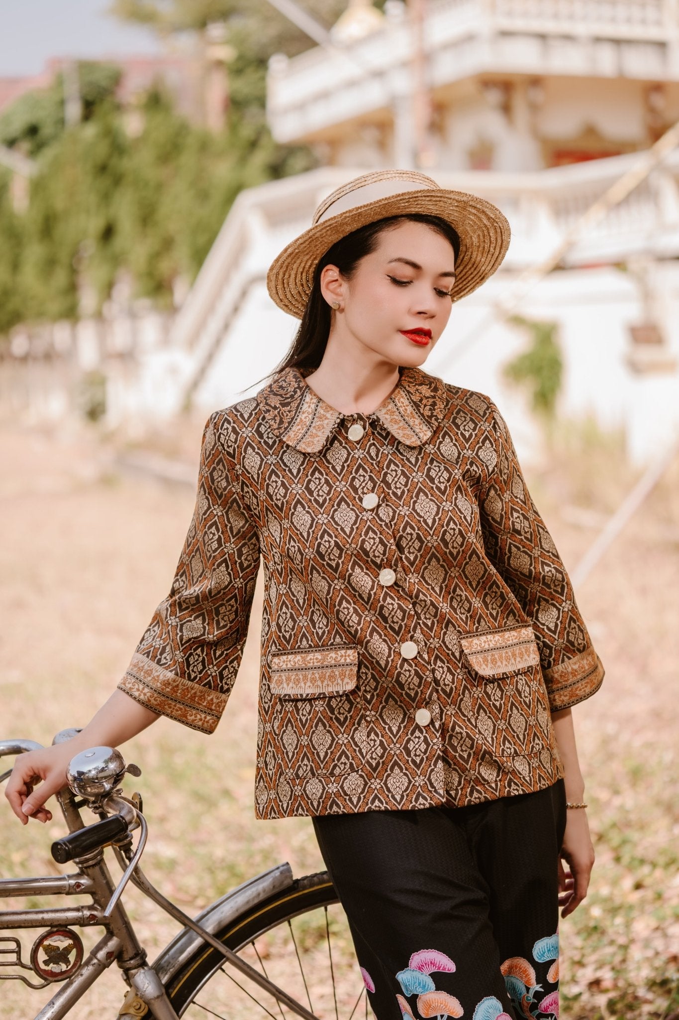 Golden Thai Blouse - SOUTH FABRIC