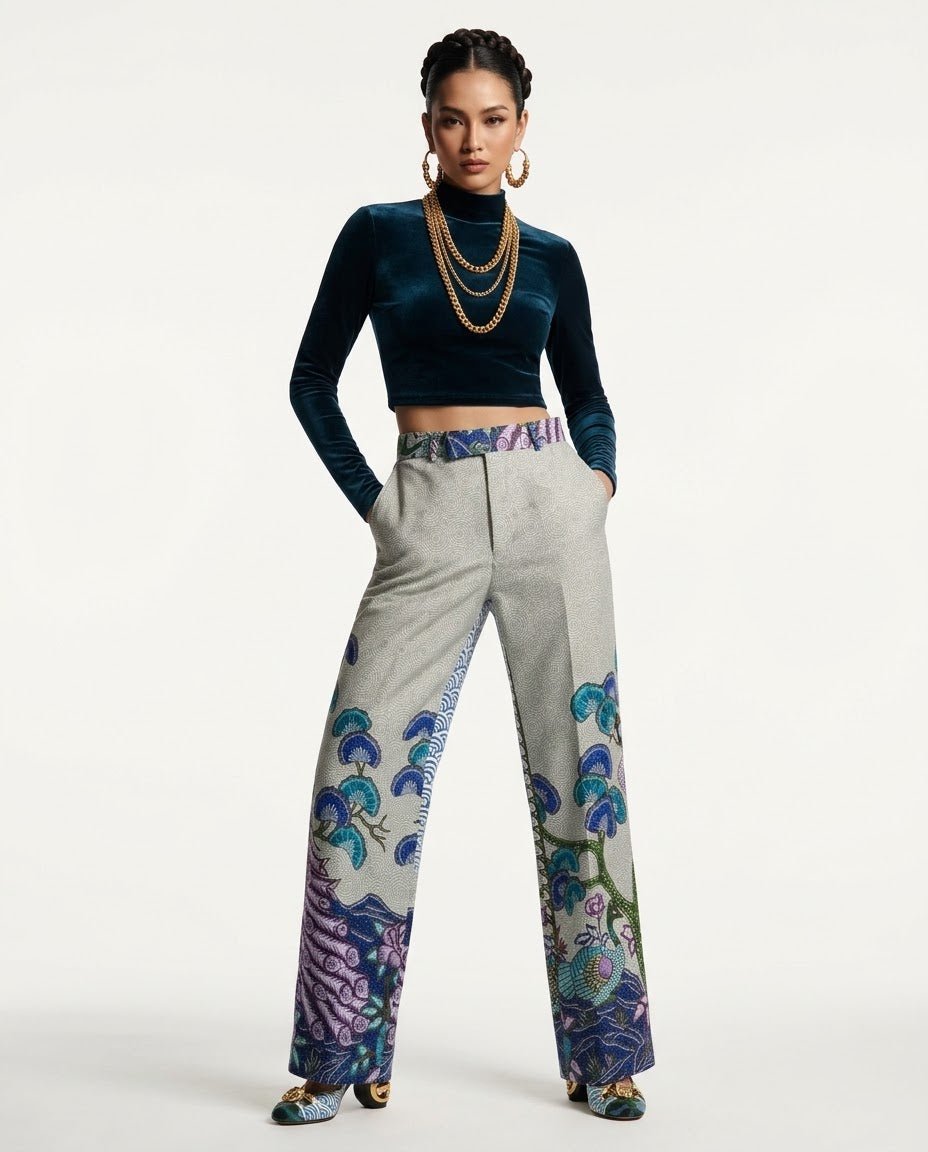 Gray Peacock Trousers - BALC