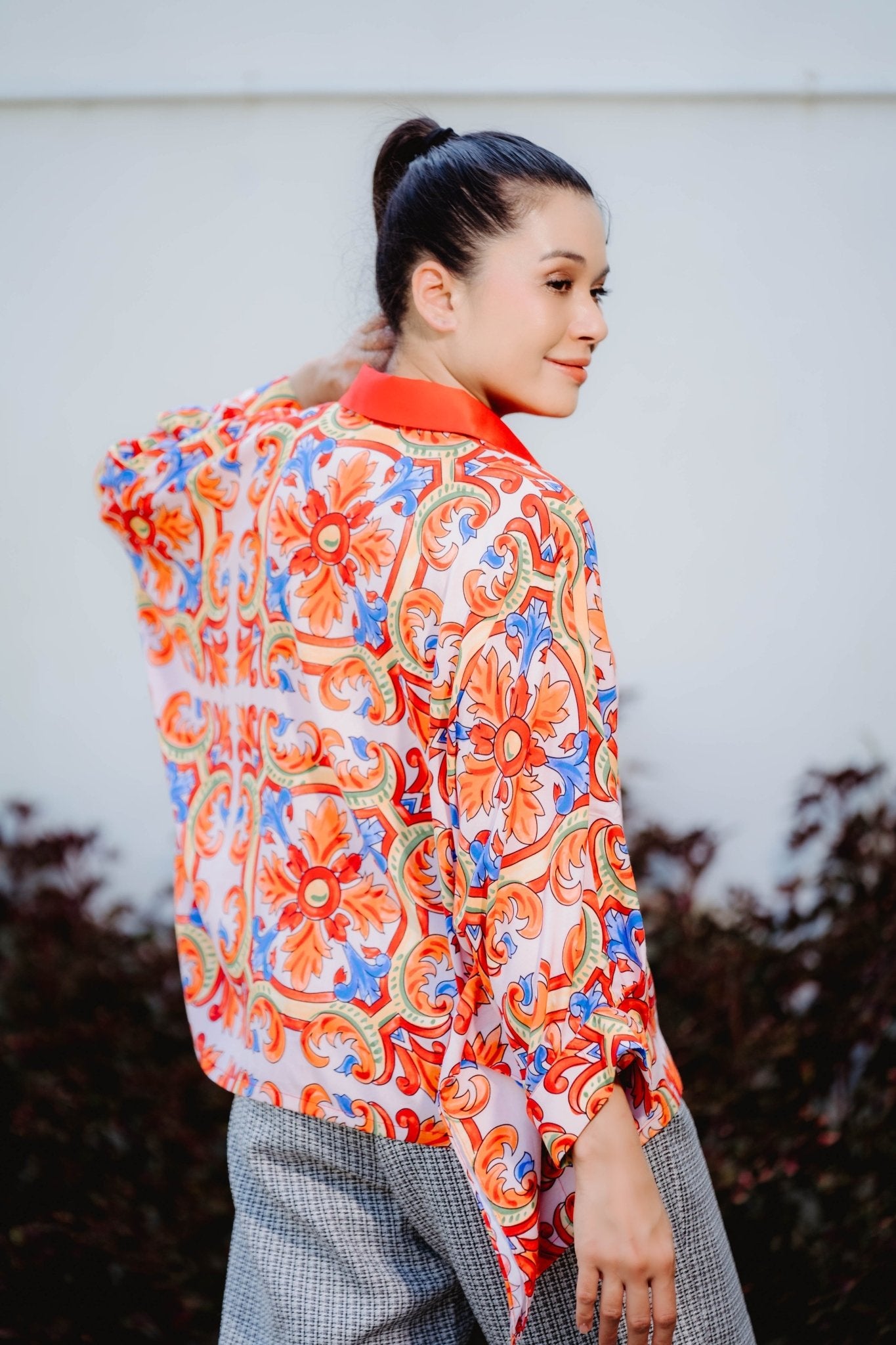 Grazia Tile Blouse - THE MUSEUM