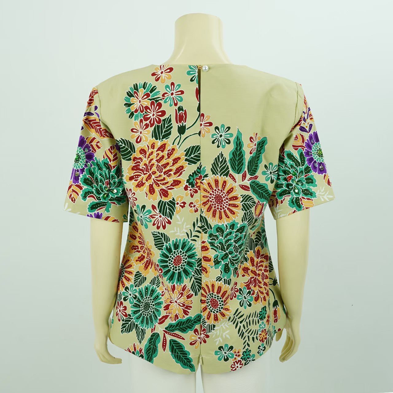 Handmade Bead Batik Blouse - SOUTH FABRIC