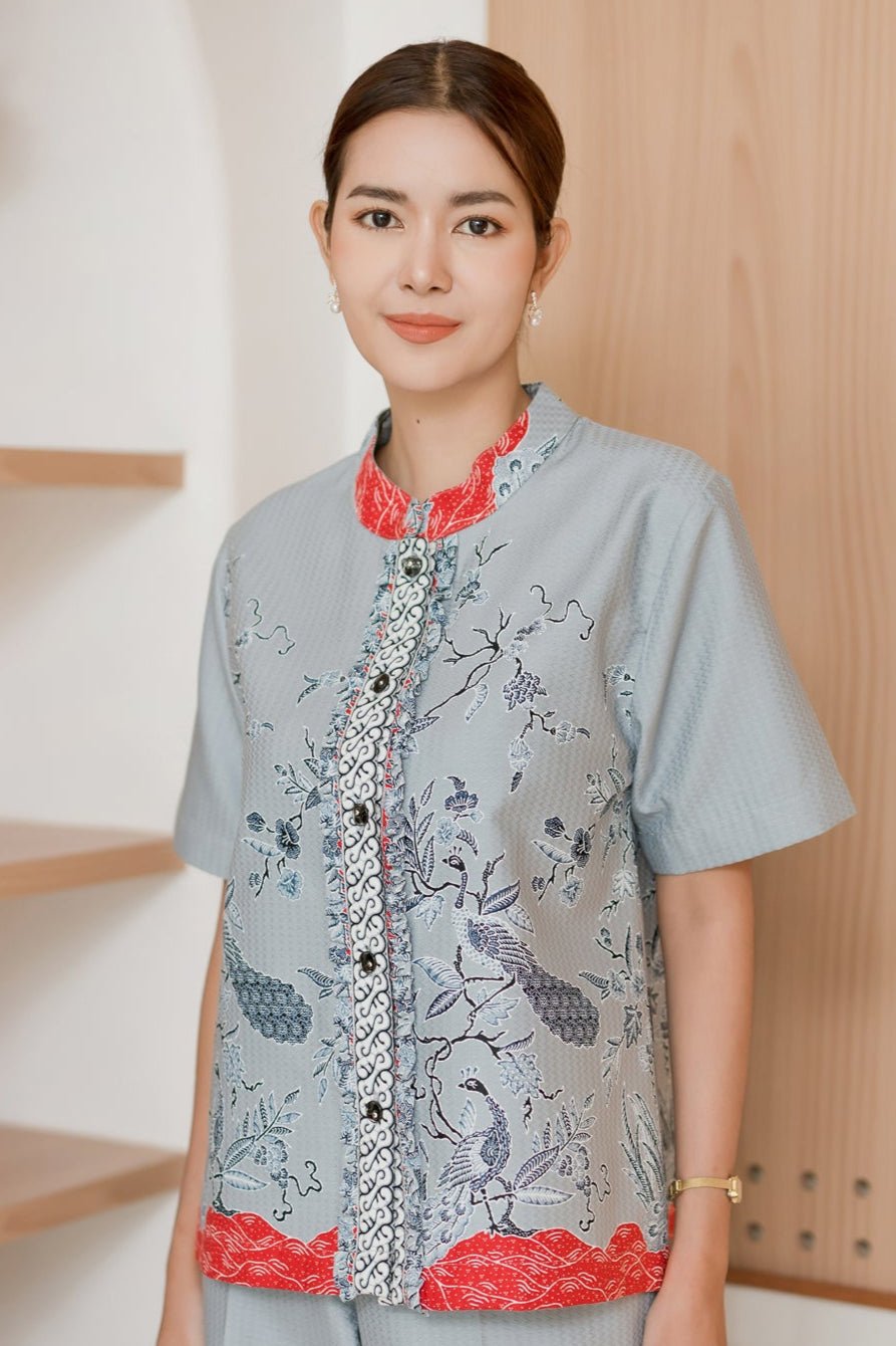 Holiday Batik Blouse - SOUTH FABRIC