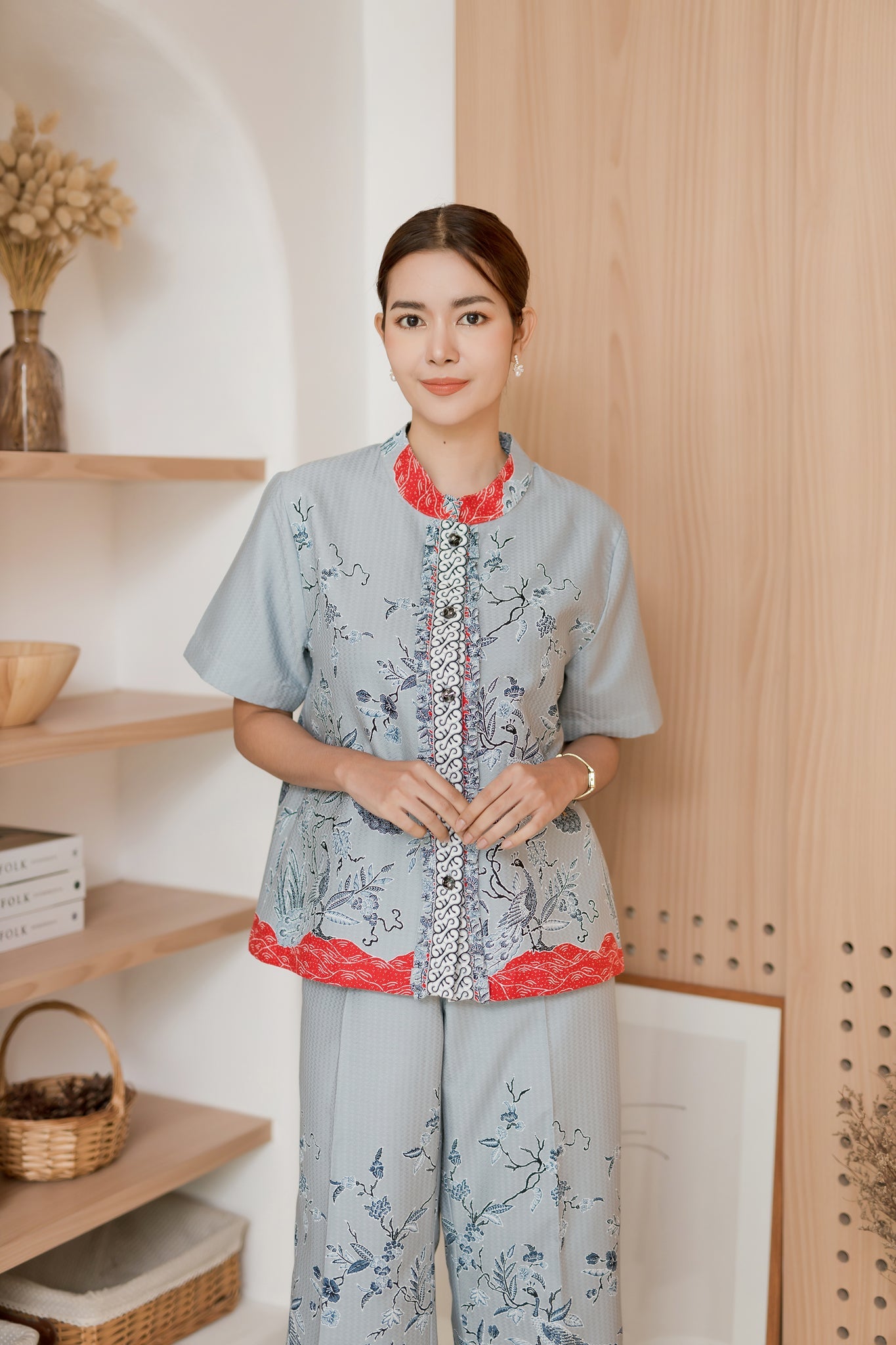 Holiday Batik Blouse - SOUTH FABRIC