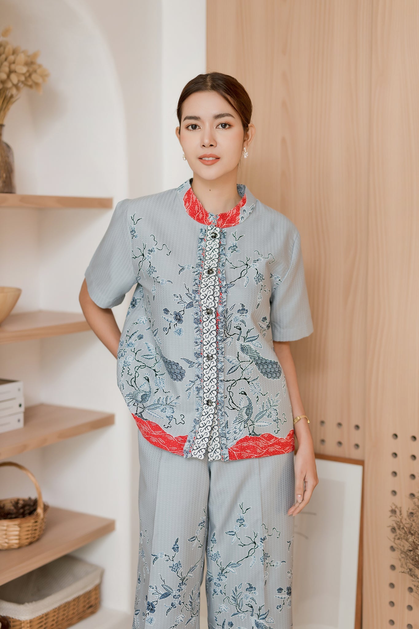 Holiday Batik Blouse - SOUTH FABRIC