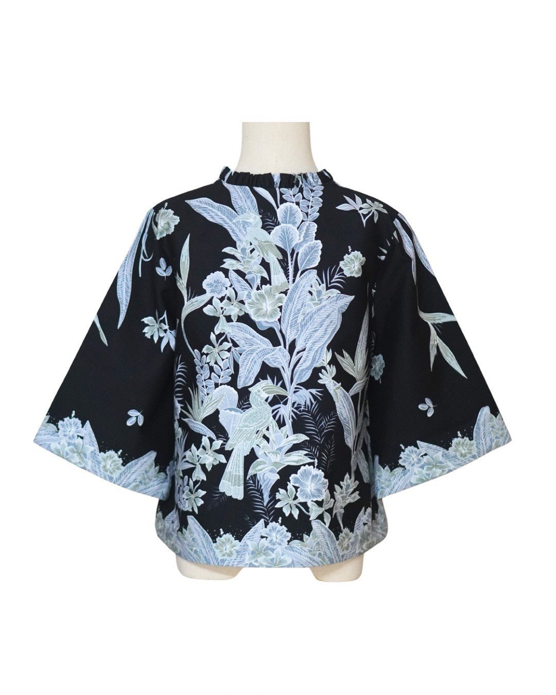 Hornbill Black Blouse - SOUTH FABRIC