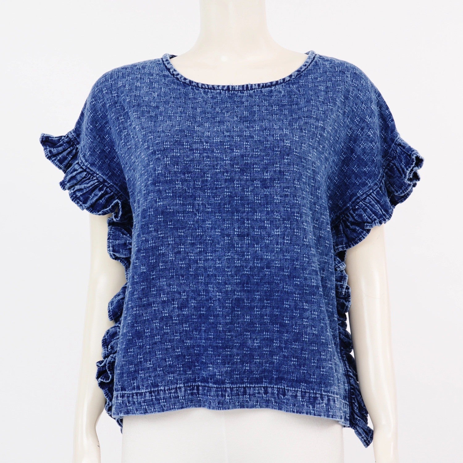 Indigo Stone Blouse - SIAM TEXTILE