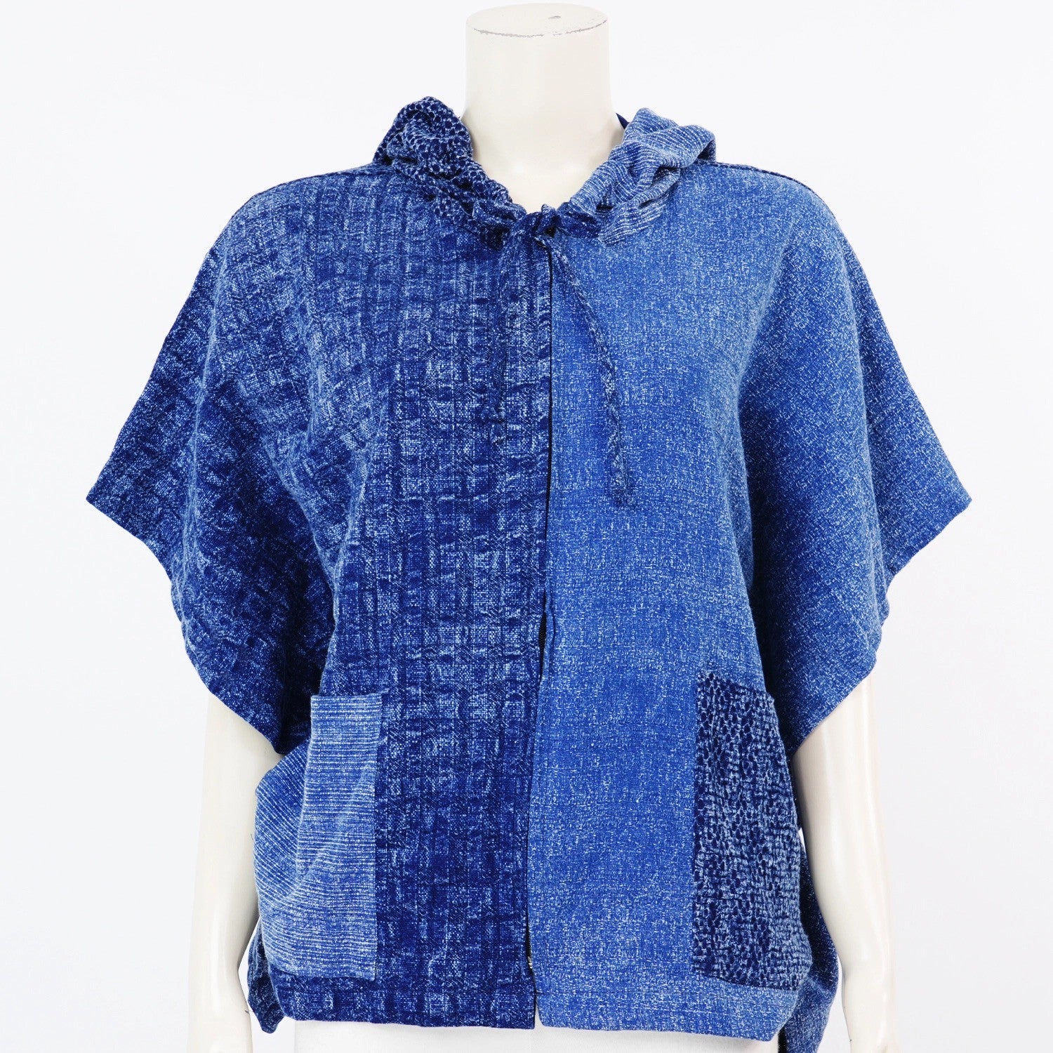 Indigo Stone Hoodie Zip - SIAM TEXTILE