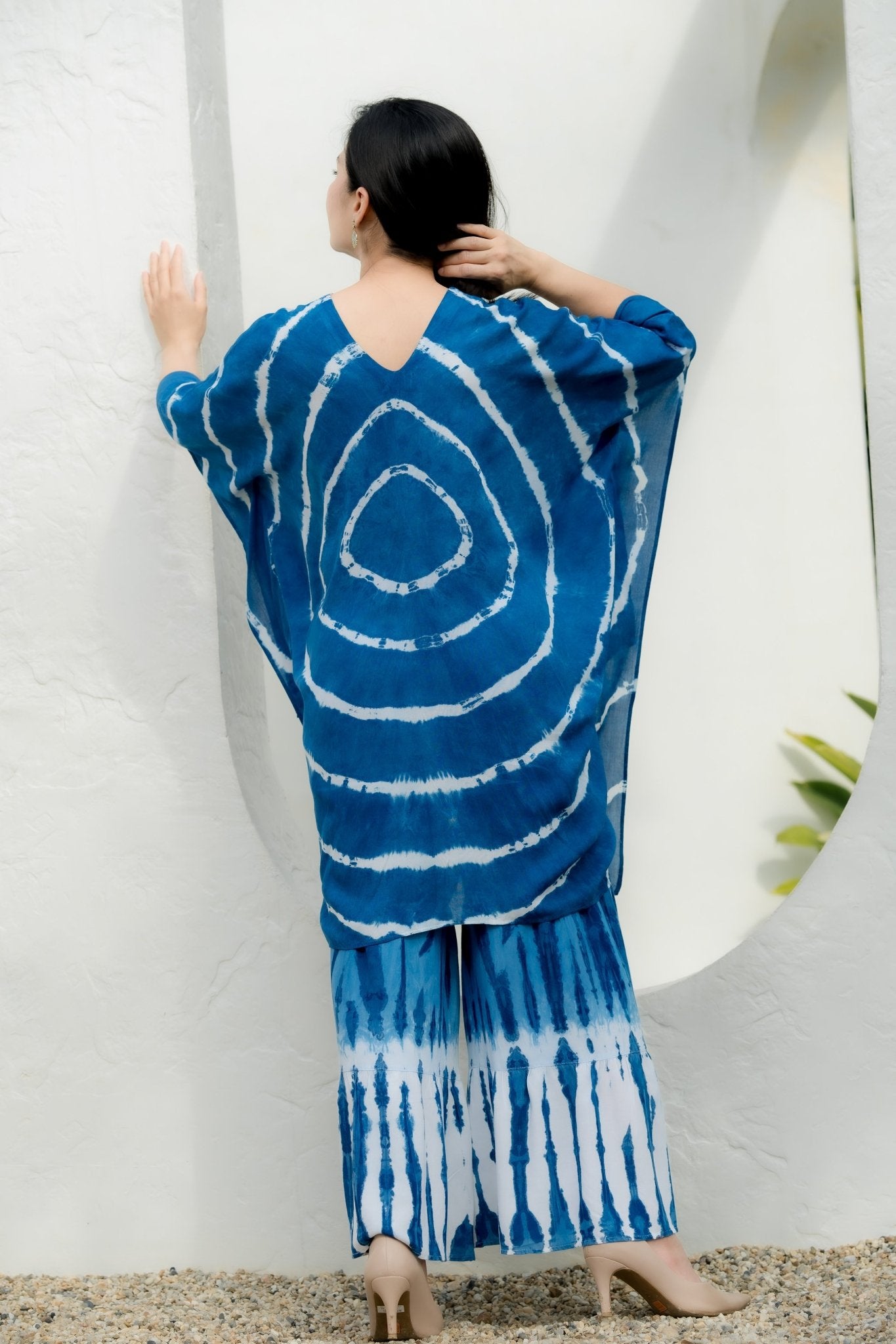 Indigo Tie Dye Blouse - SIAM TEXTILE