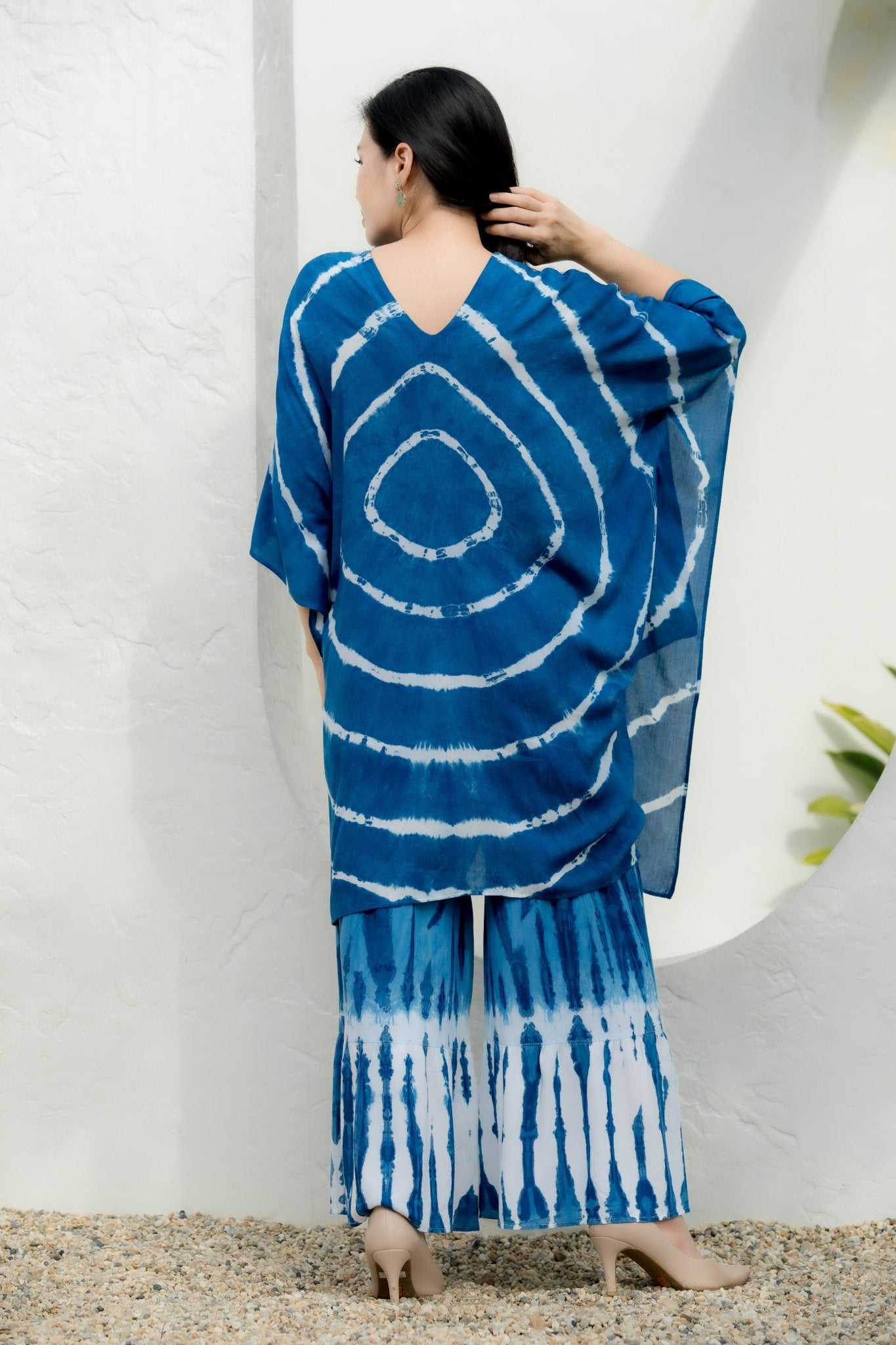 Indigo Tie Dye Blouse - SIAM TEXTILE