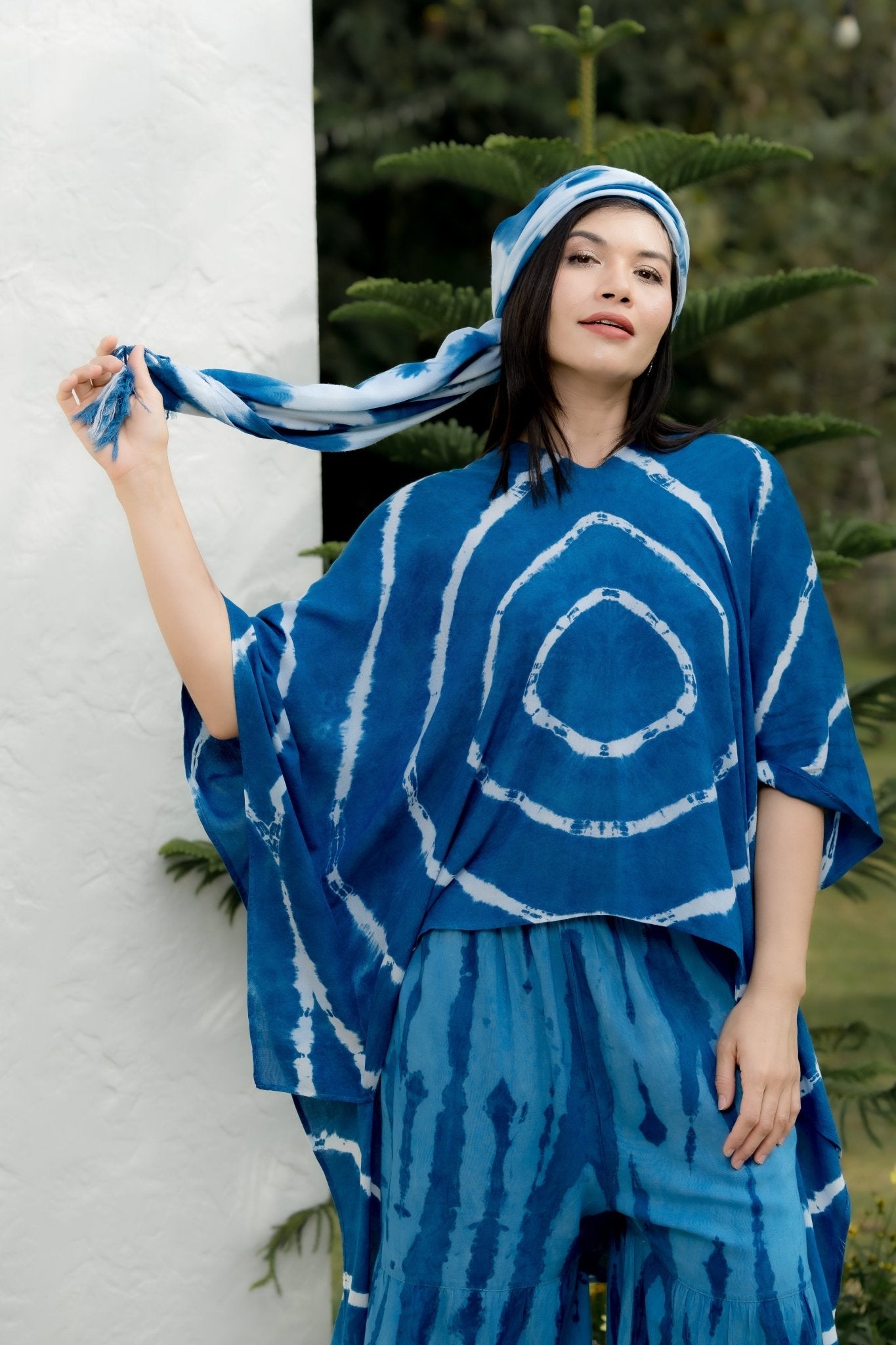 Indigo Tie Dye Blouse - SIAM TEXTILE