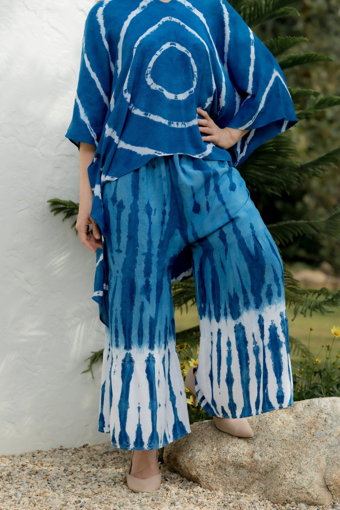 Indigo Tie Dye Pants - SIAM TEXTILE