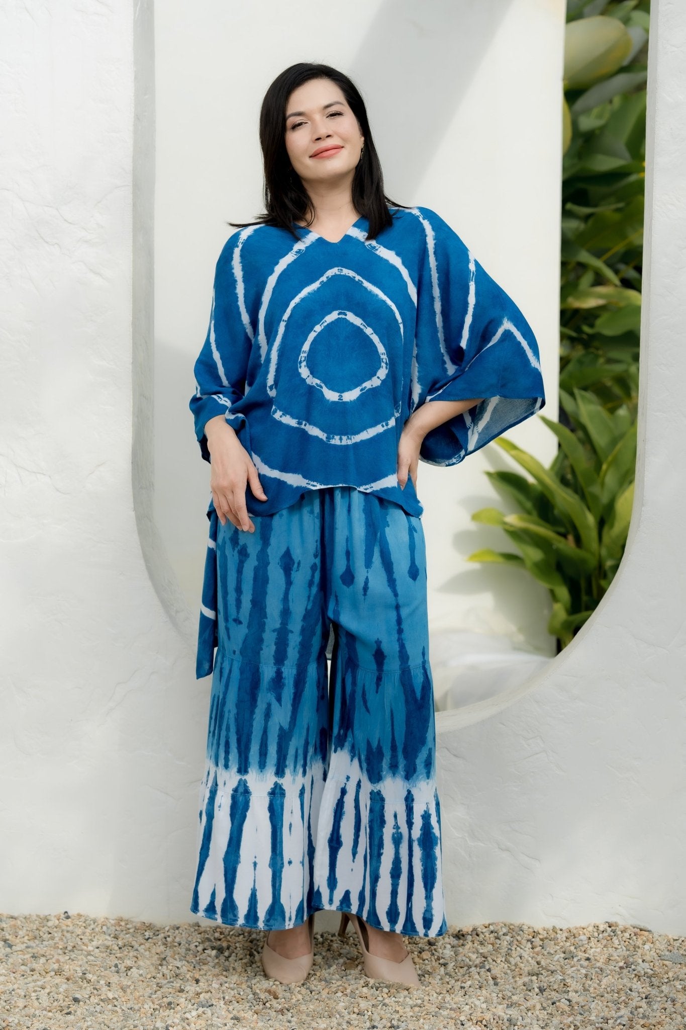 Indigo Tie Dye Pants - SIAM TEXTILE