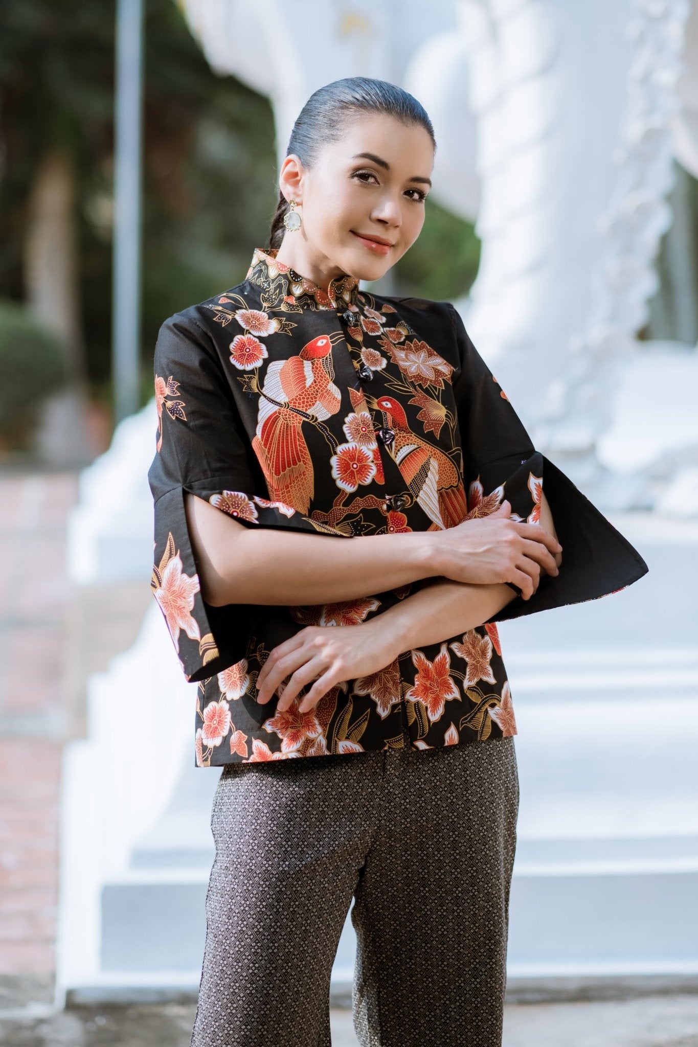 Indonesian Batik Blouse - SOUTH FABRIC