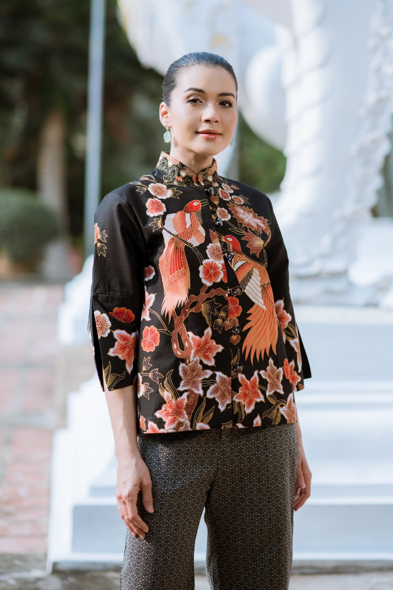 Indonesian Batik Blouse - SOUTH FABRIC