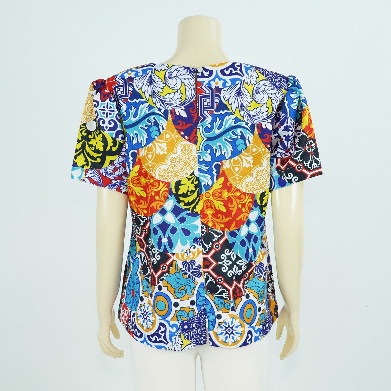Japanese Tiles Blouse - THE MUSEUM