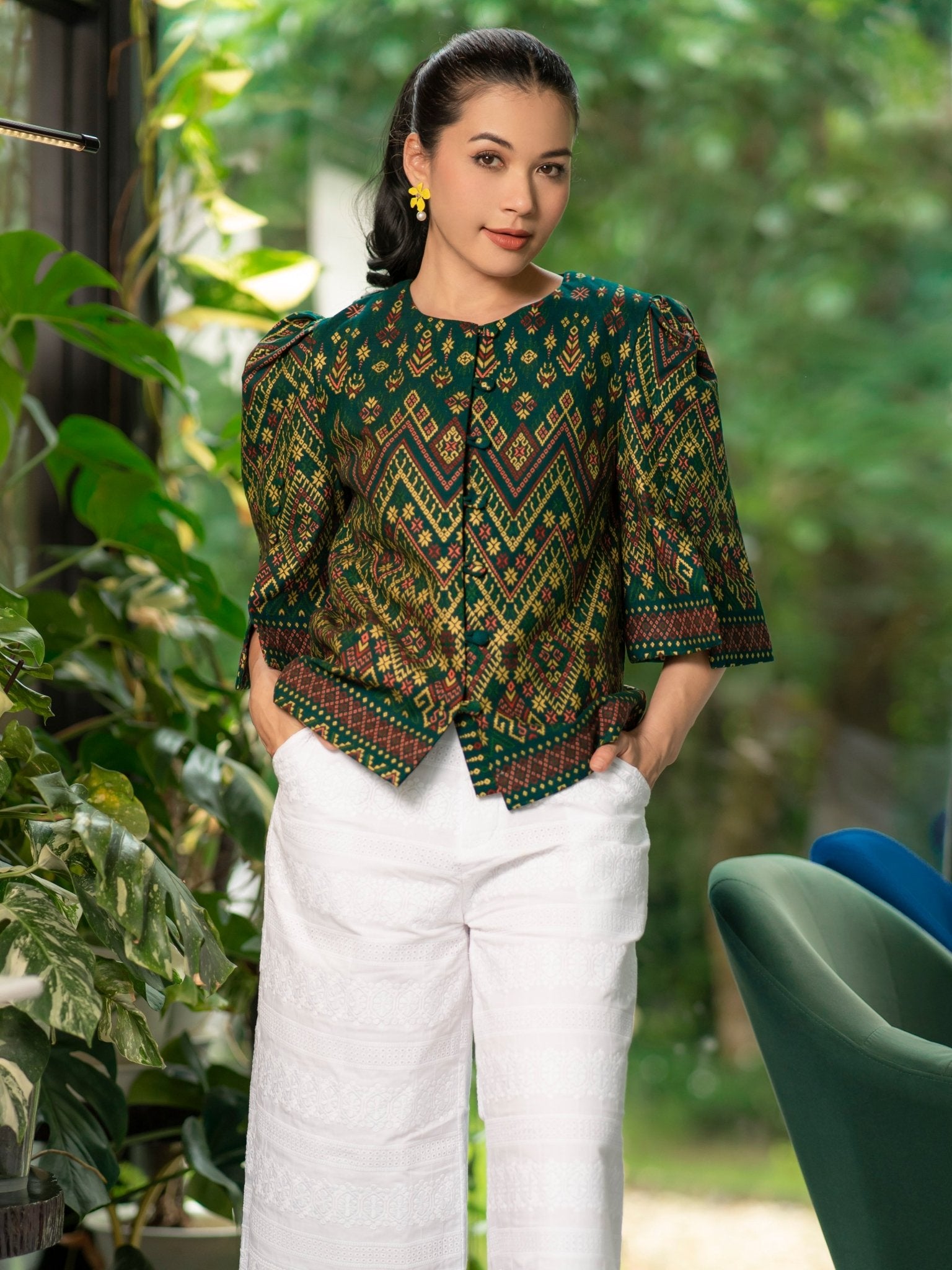 Kalasin Antique Blouse - SOUTH FABRIC