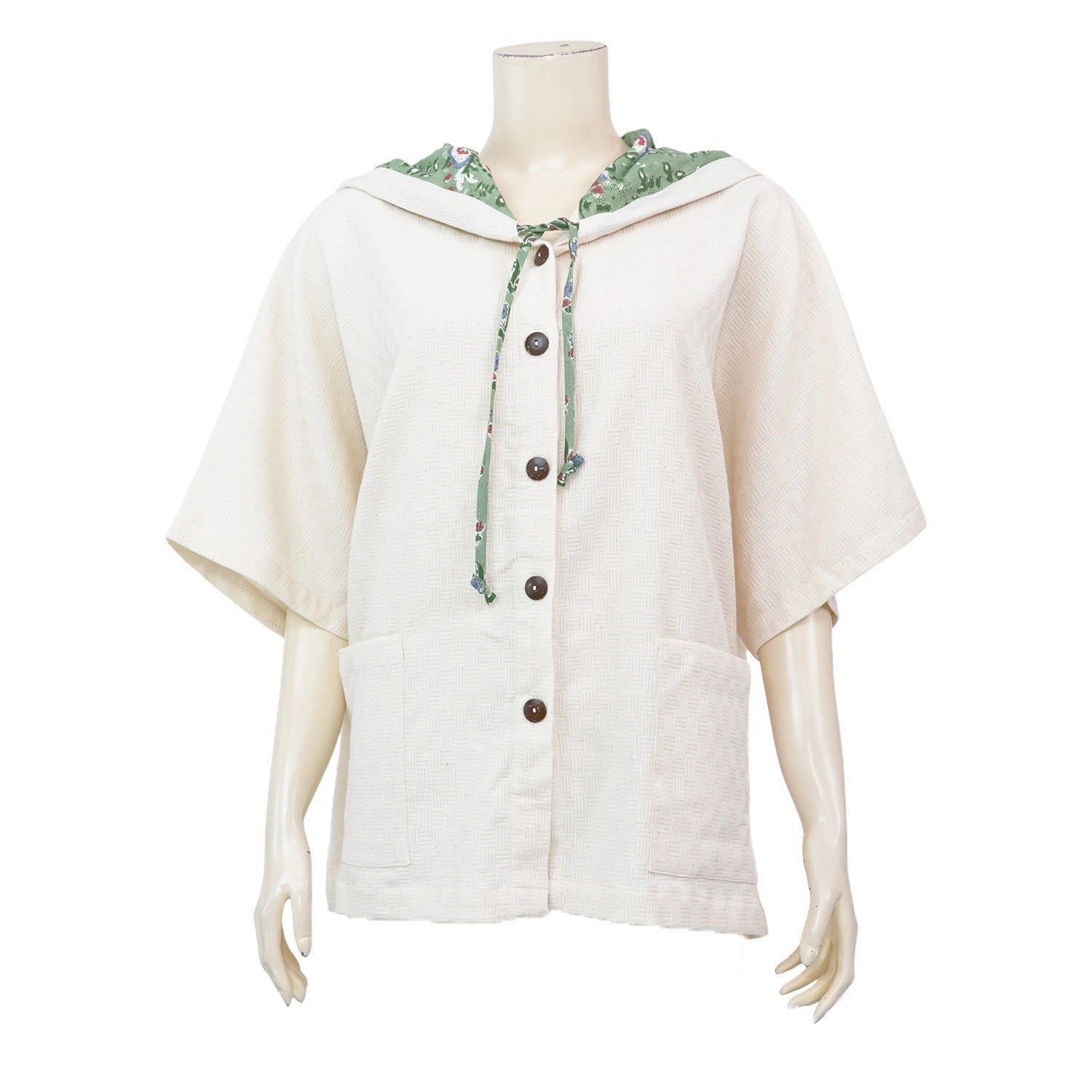 Komorebi Hoodie Blouse - SIAM TEXTILE