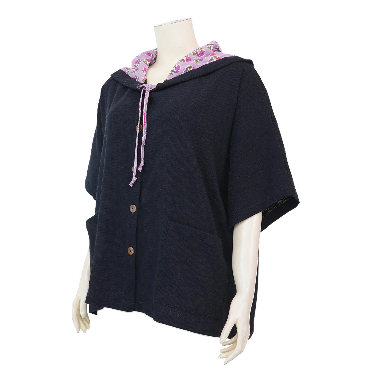 Komorebi Hoodie Blouse - SIAM TEXTILE