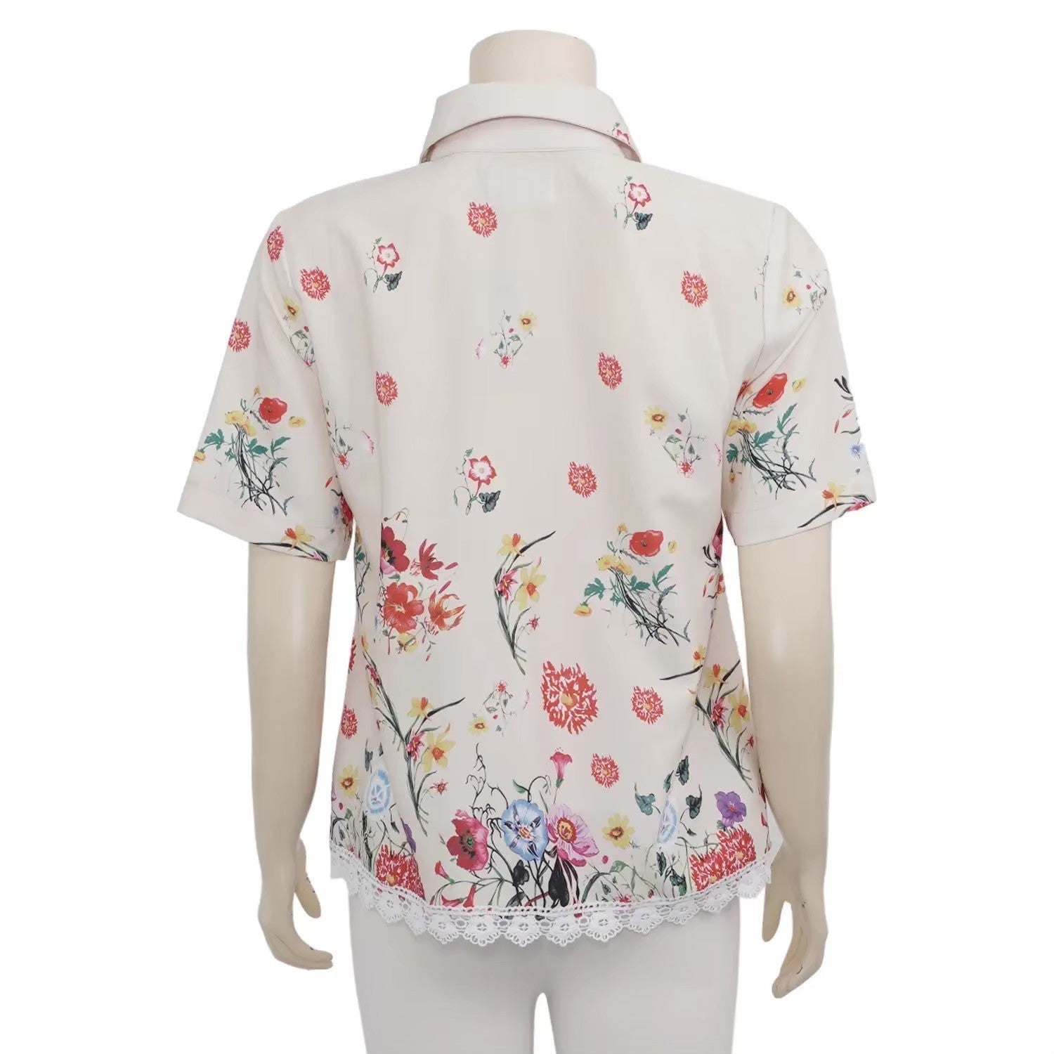 Lace Edge Shirt - THE MUSEUM