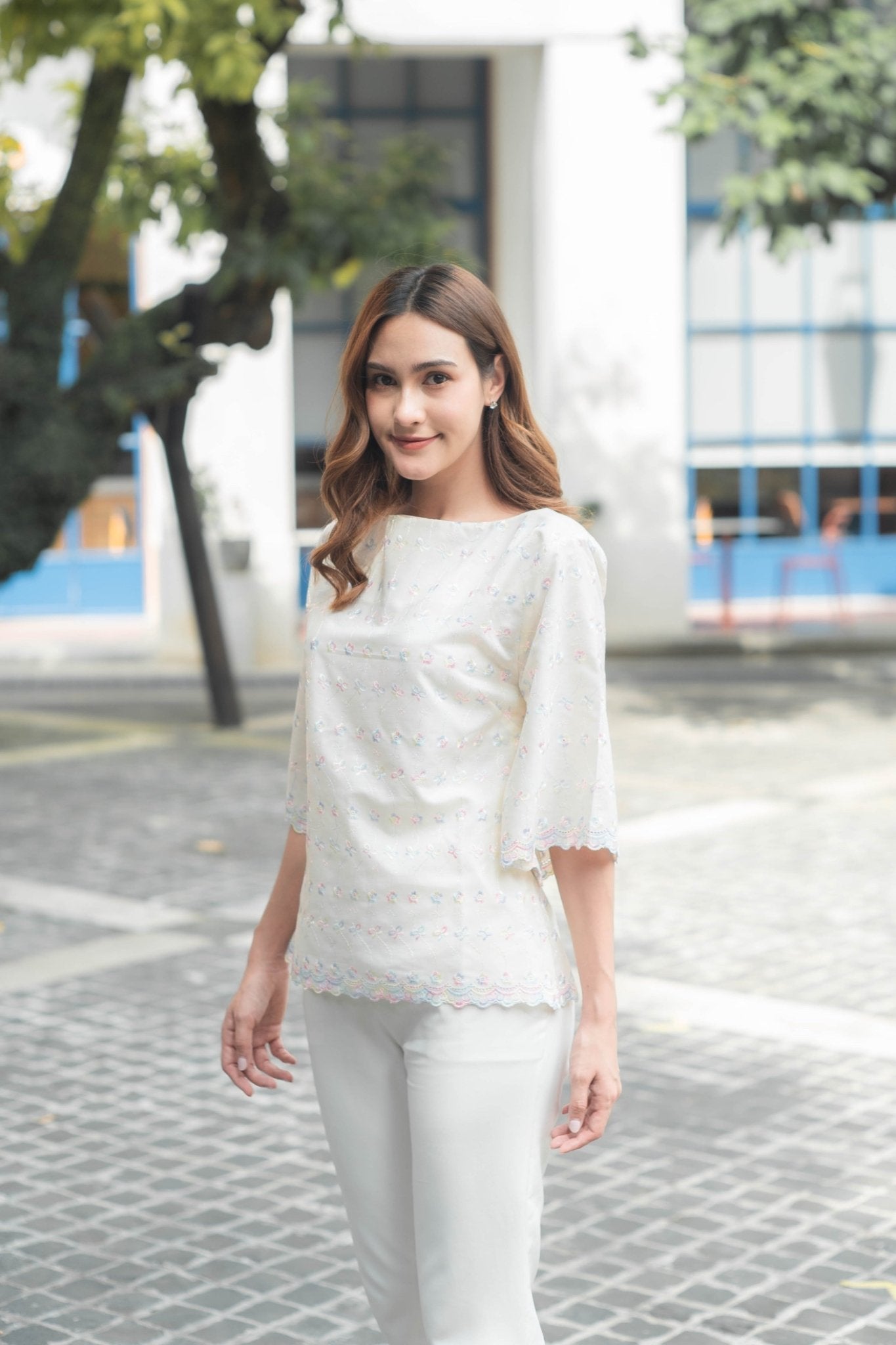 Lace Signature Blouse - SOUTH FABRIC