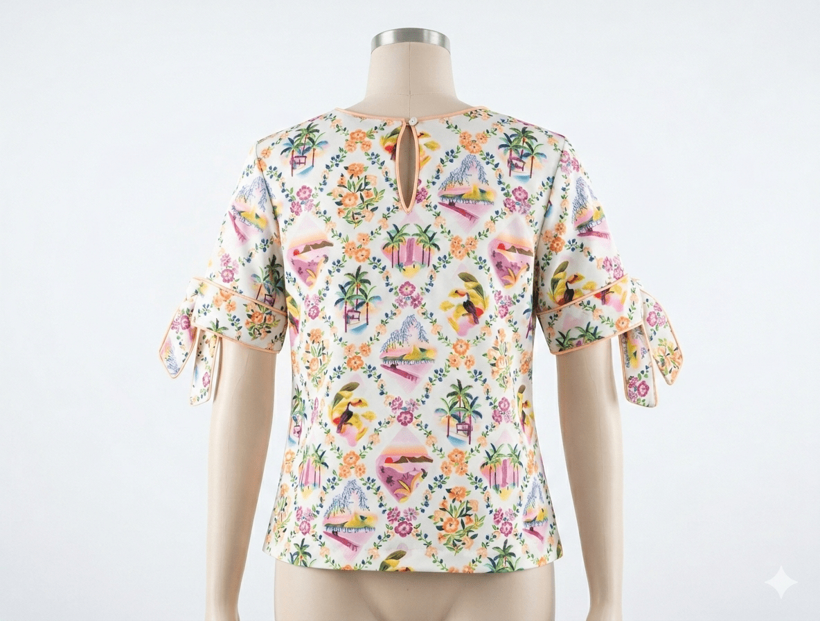 Leisure Pattern Blouse - THE MUSEUM