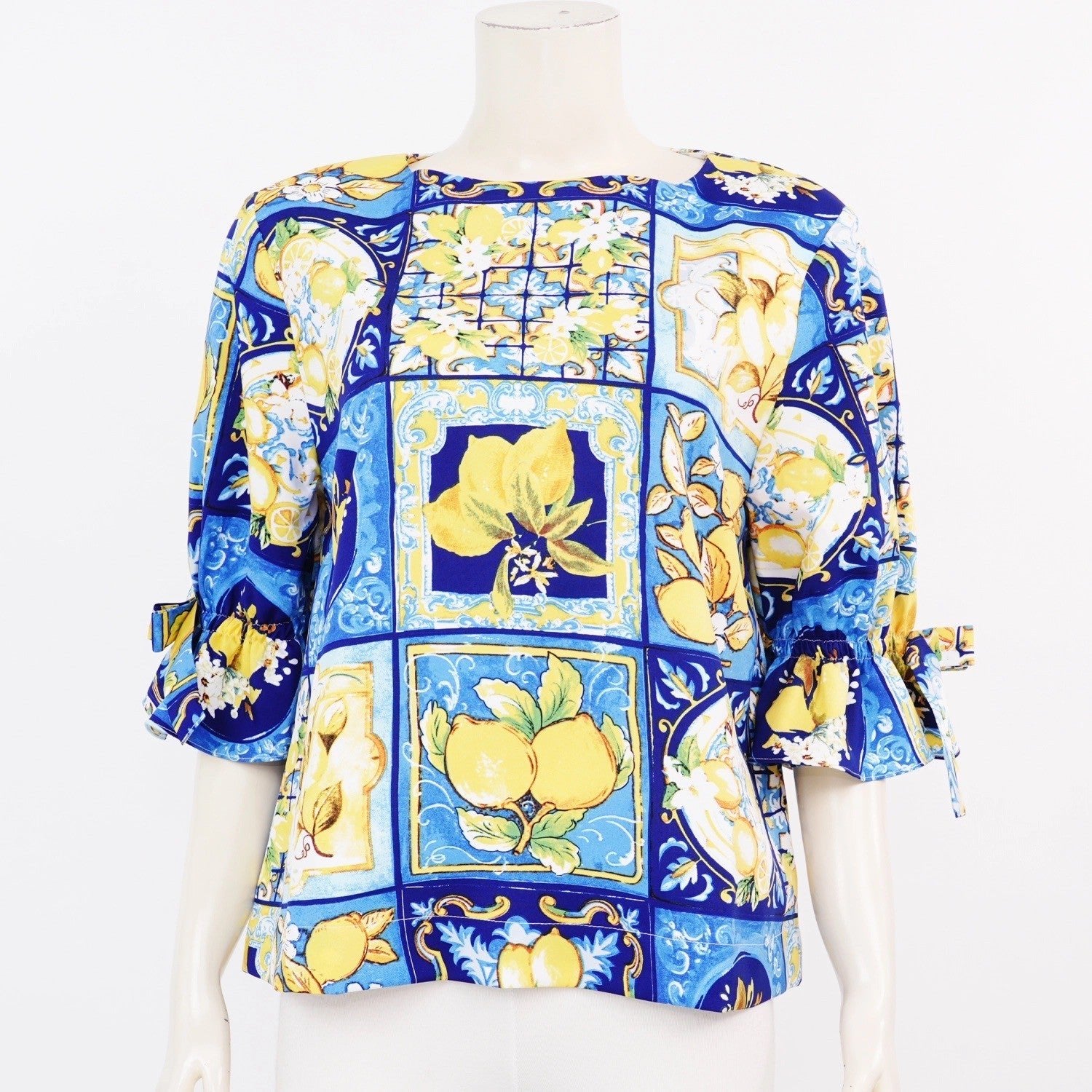 Lemon Tile Blouse - THE MUSEUM