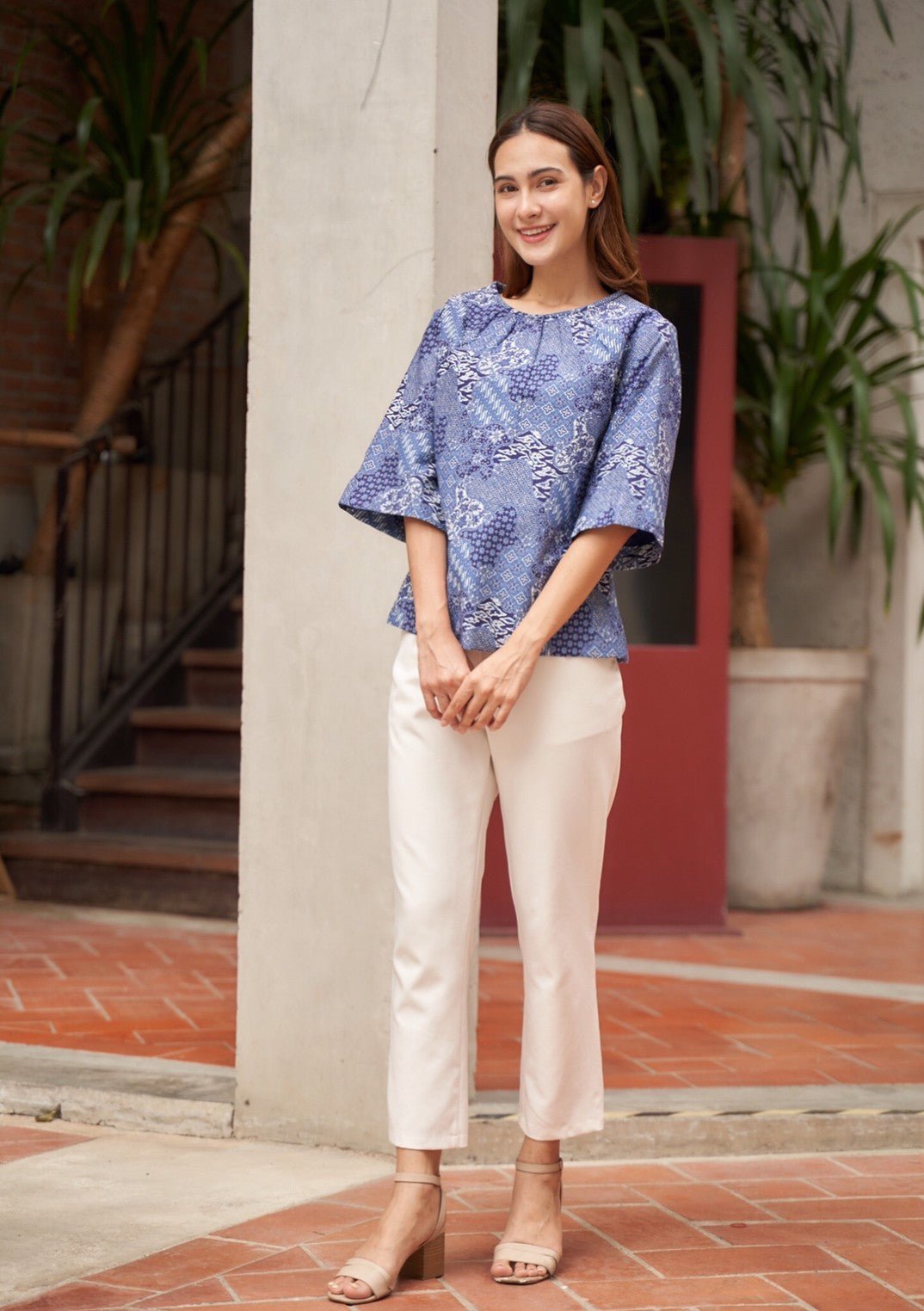 Malaysian Batik Blouse - SOUTH FABRIC