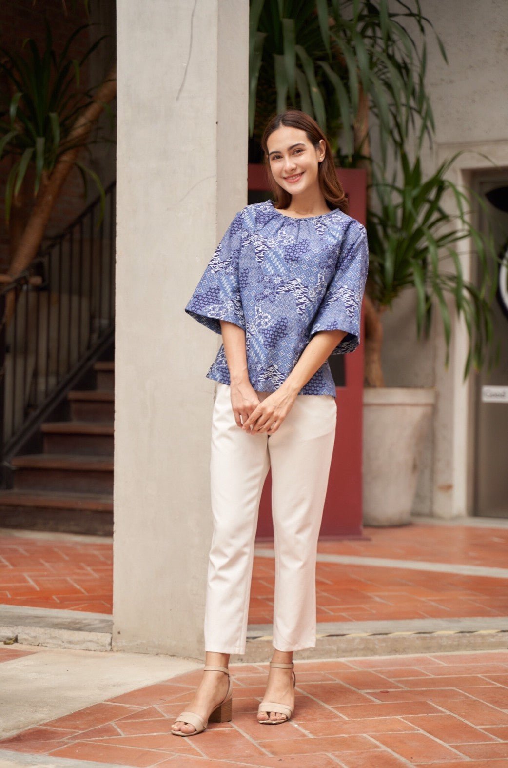 Malaysian Batik Blouse - SOUTH FABRIC