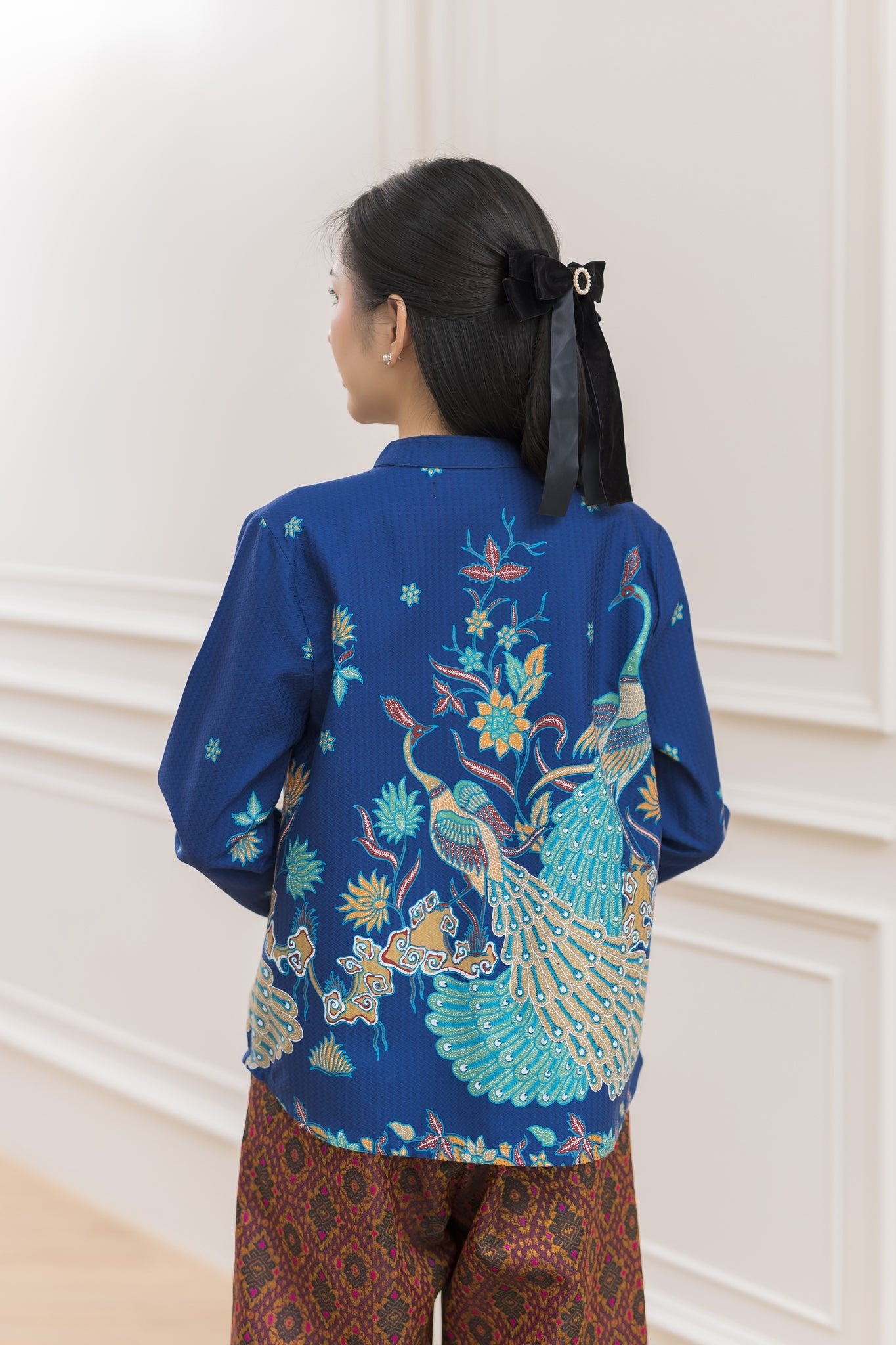Mid Paradise Peacock Blouse - SOUTH FABRIC