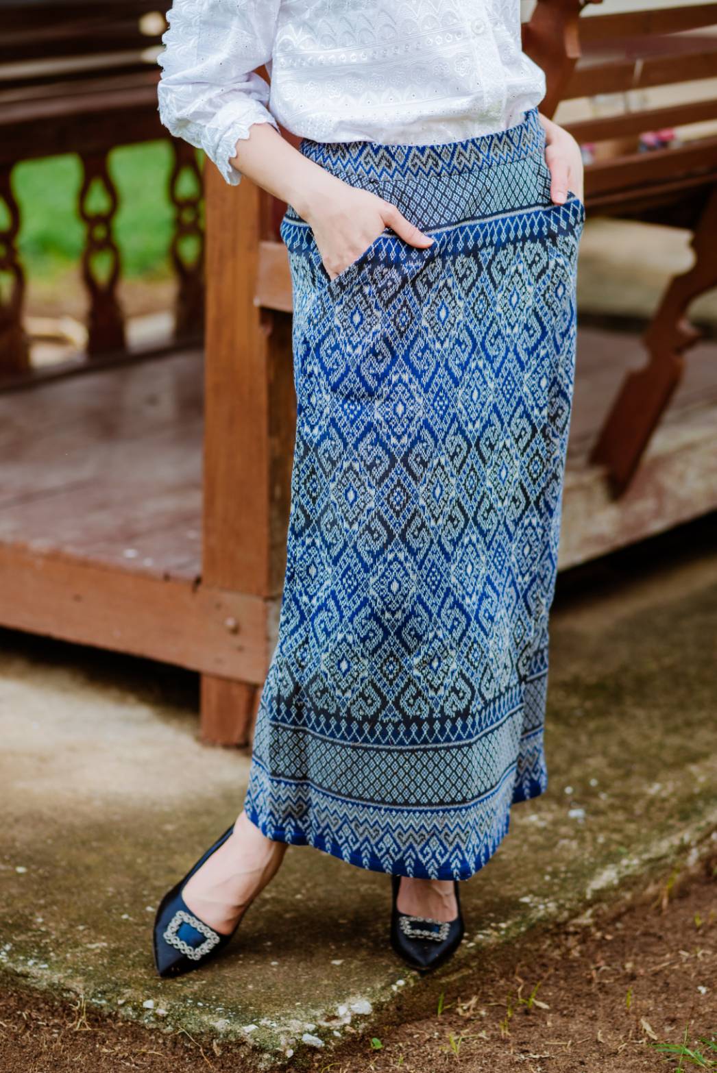 Mudmee Skirt Pants - SOUTH FABRIC