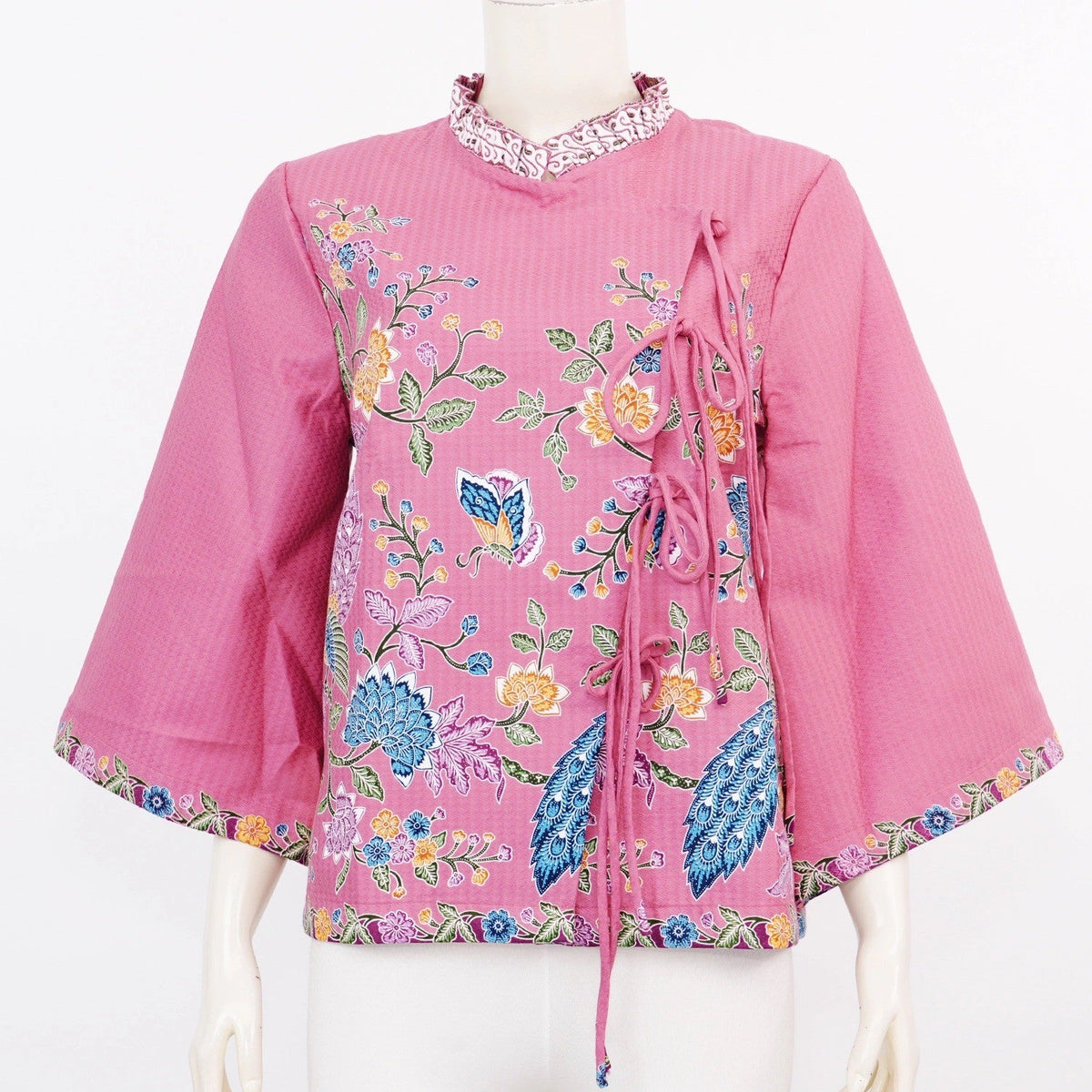 North Sherbet Peacock Blouse - SOUTH FABRIC