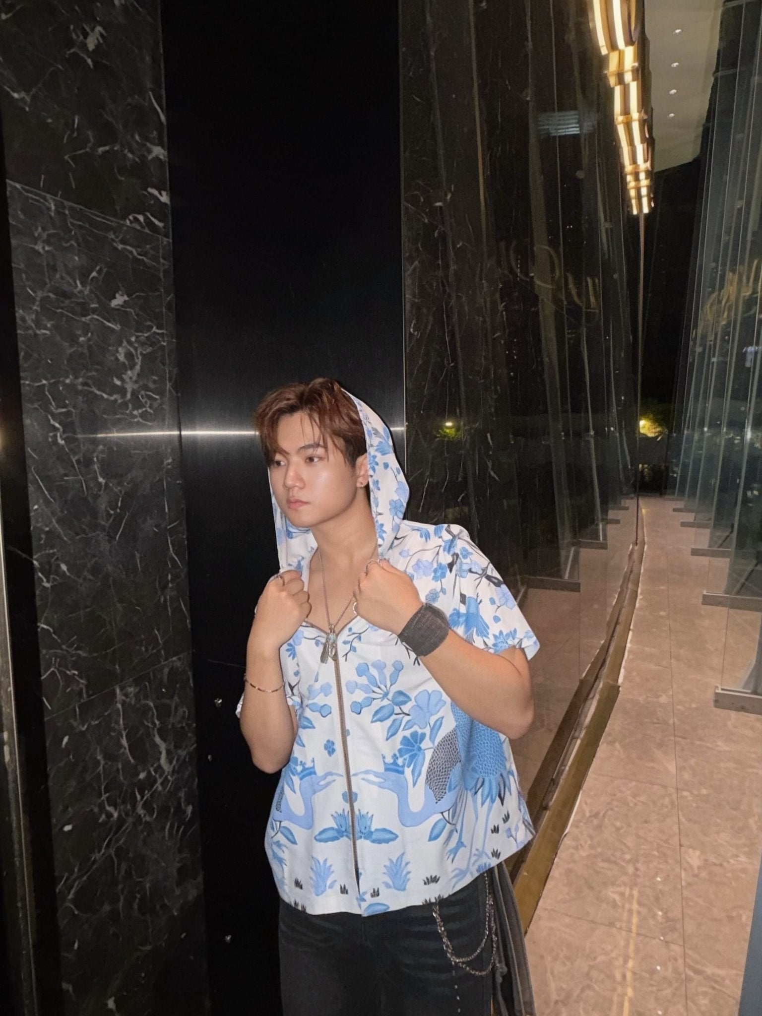 Oriental Blue Hoodie - BALC