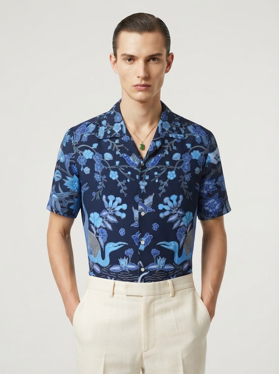 Oriental Blue Shirt - BALC