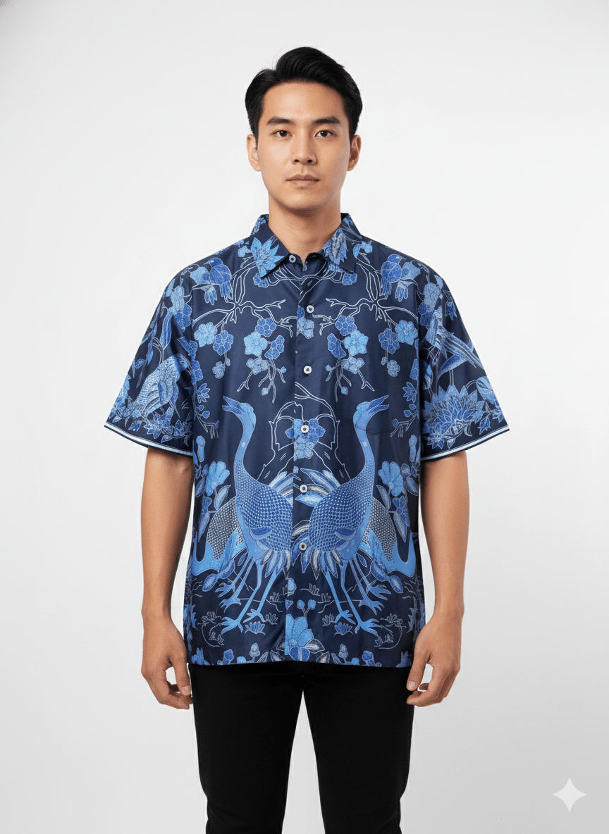 Oriental Blue Shirt - BALC