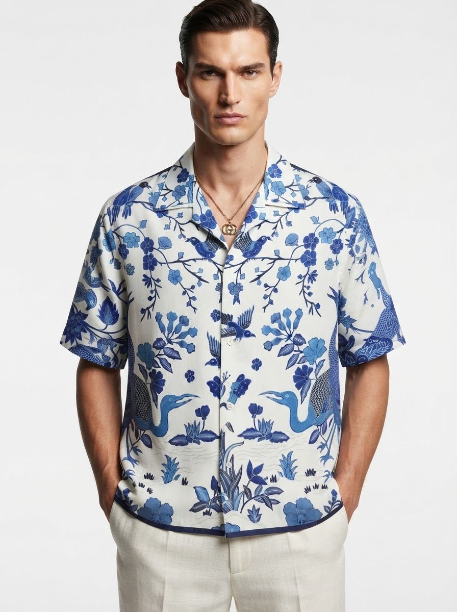 Oriental Blue Shirt - BALC