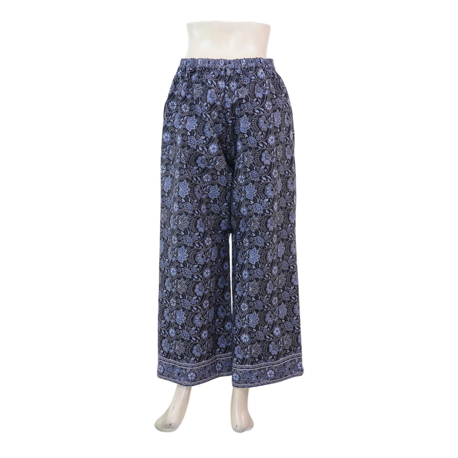 Paisley Wide - Leg Trousers - SOUTH FABRIC