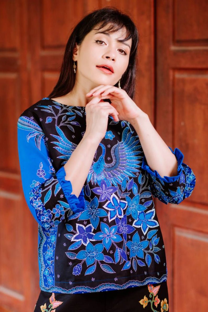 Paradise Batik Blouse - SOUTH FABRIC
