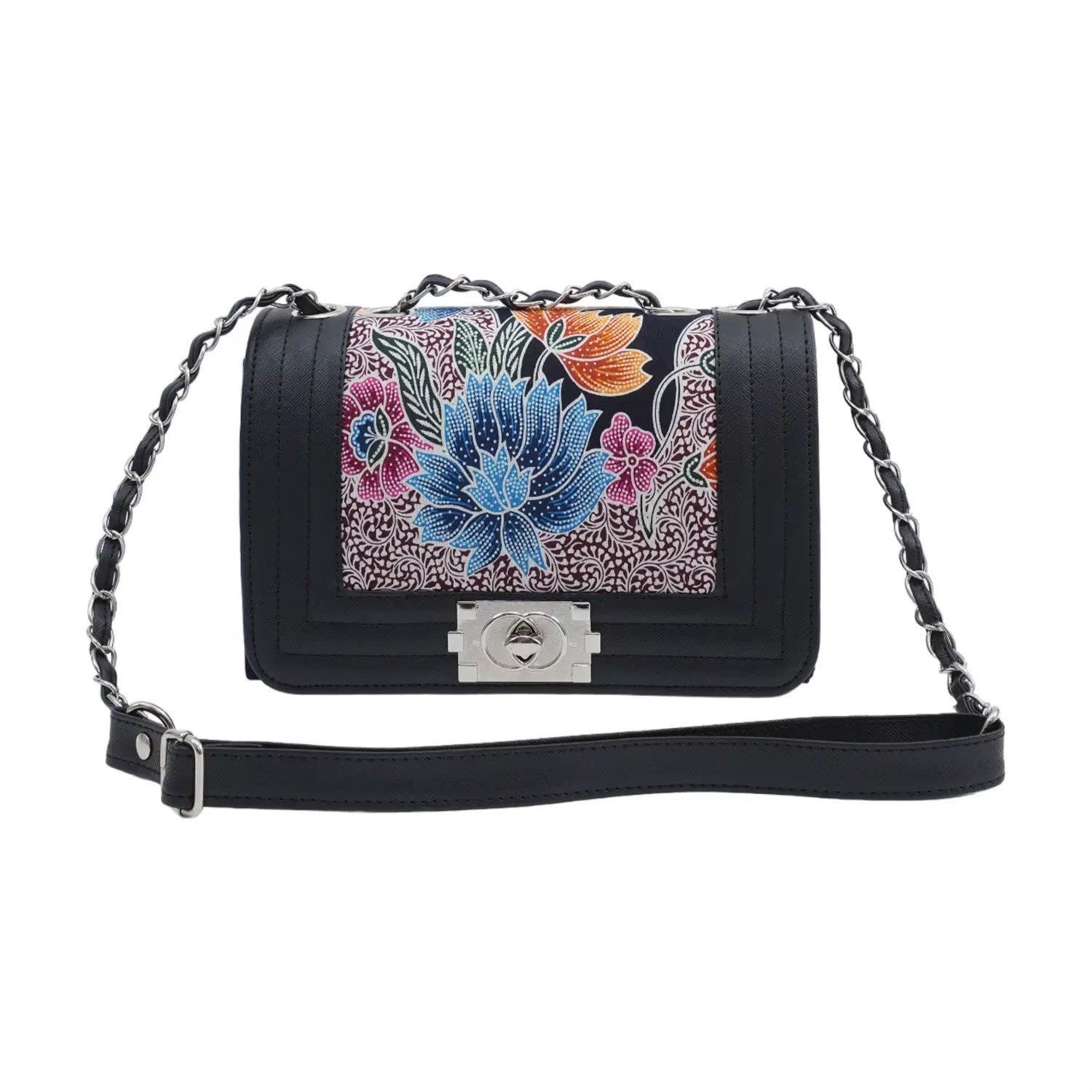 Parisian Rose Batik Crossbody Bag - KAMONMANEE