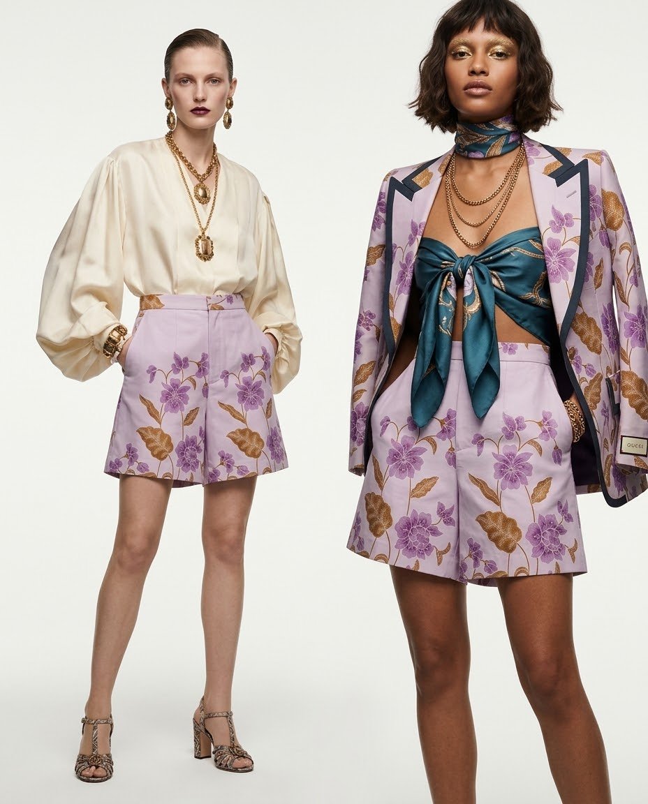 Pastel Batik Shorts - SOUTH FABRIC