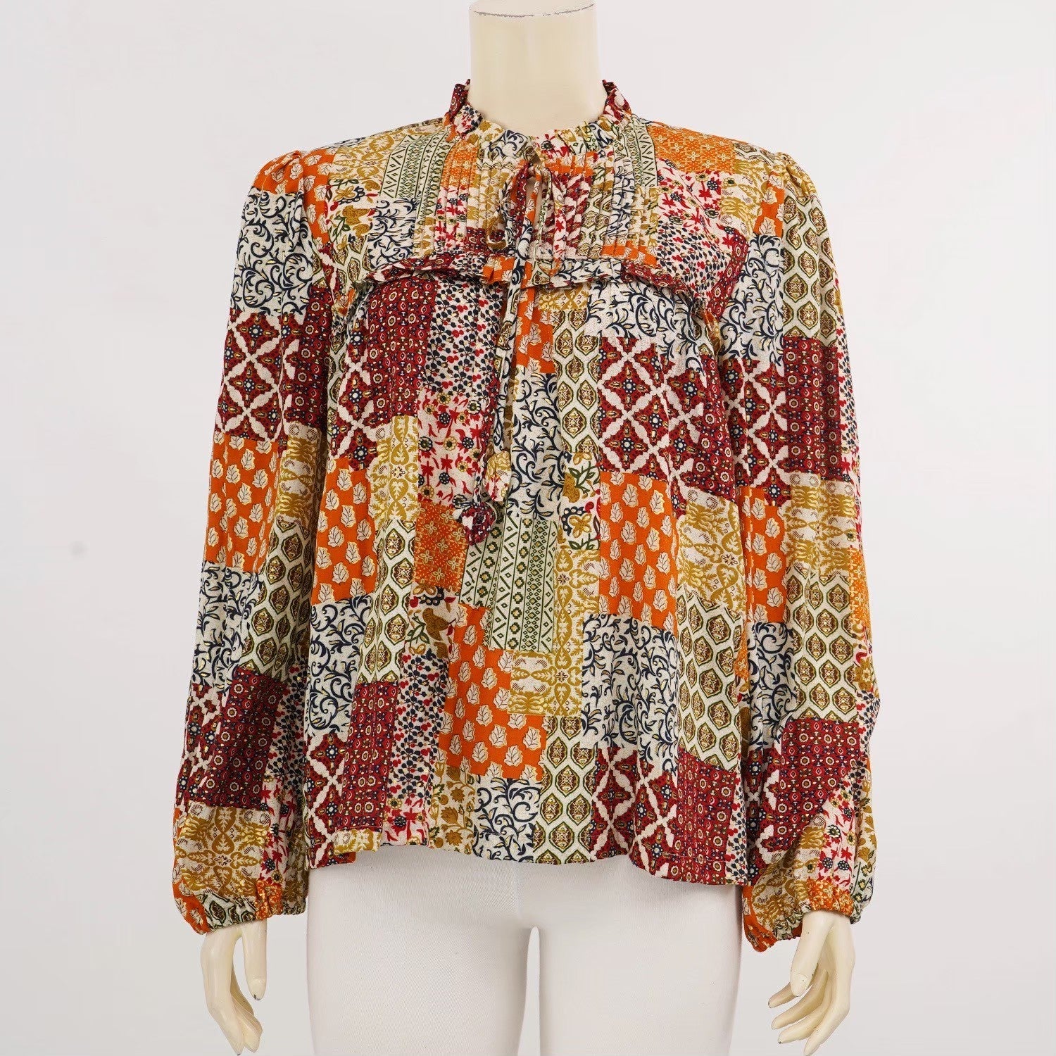 Patchwork Blouse - THE MUSEUM